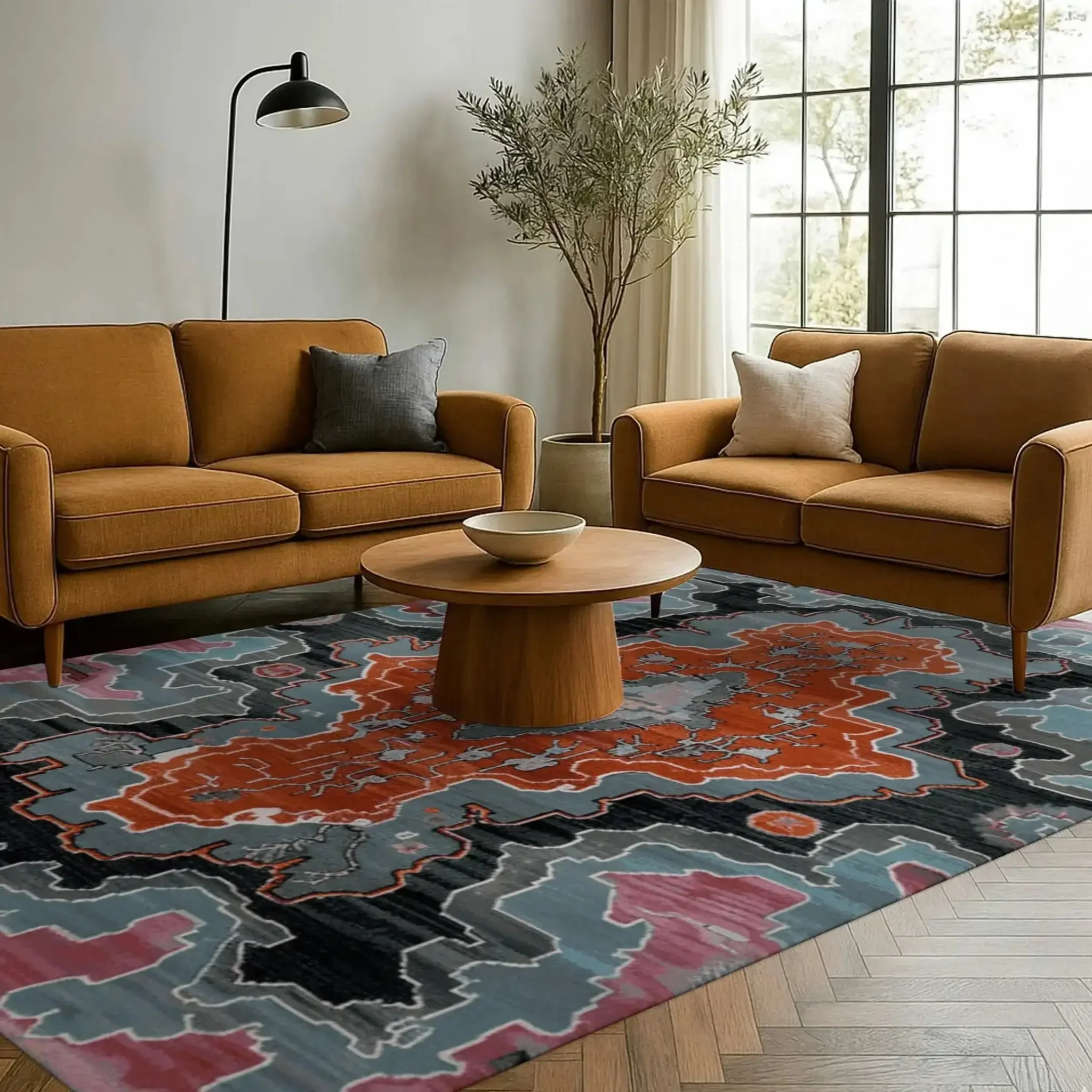 Ember Crest Hand Tufted Rug - Image 5