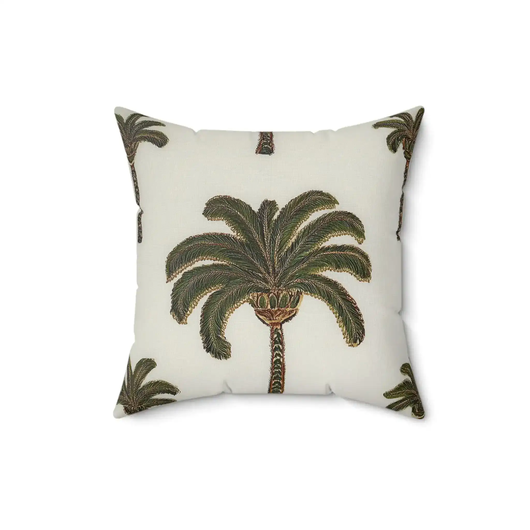 Embroidered Palms Throw Pillow - Image 3