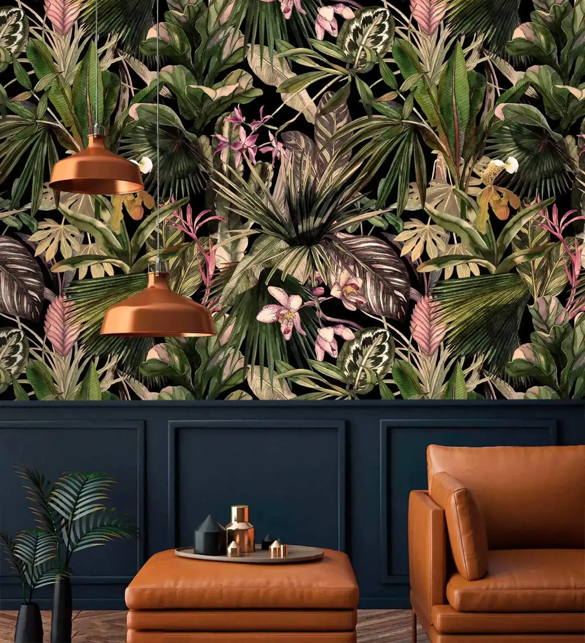 Enchanting Jungle Symphony Wallpaper - Image 2