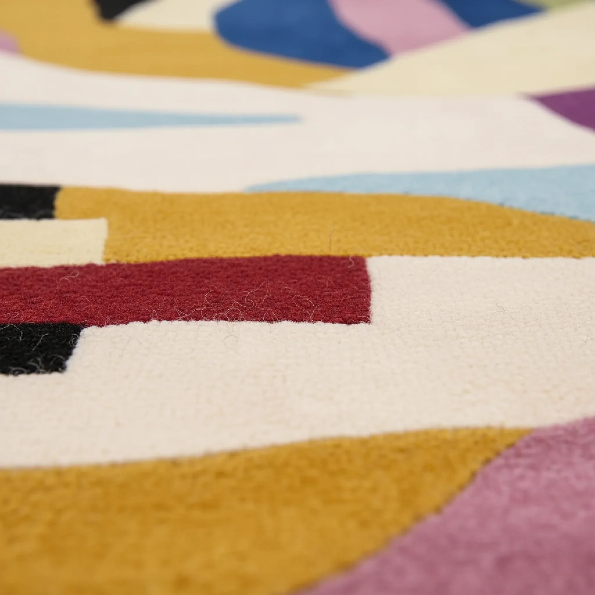 Eroded Lightscape Veil Hand Tufted Rug - Image 3