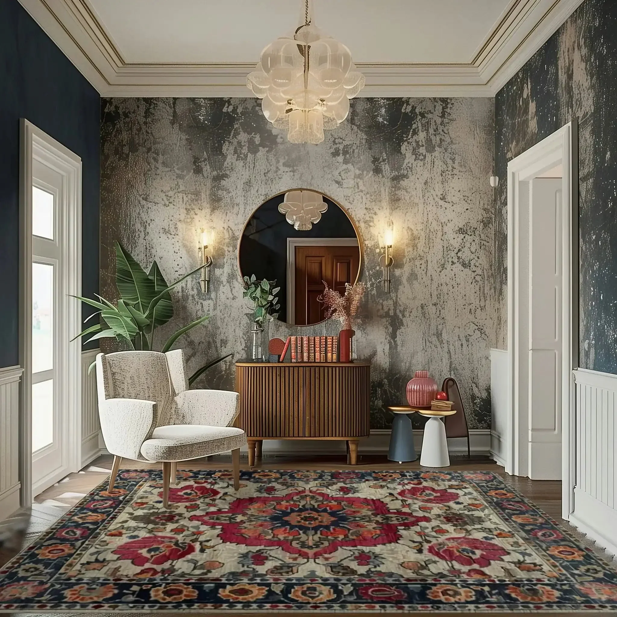 Eternal Weave Hand-Tufted Rug - Image 4