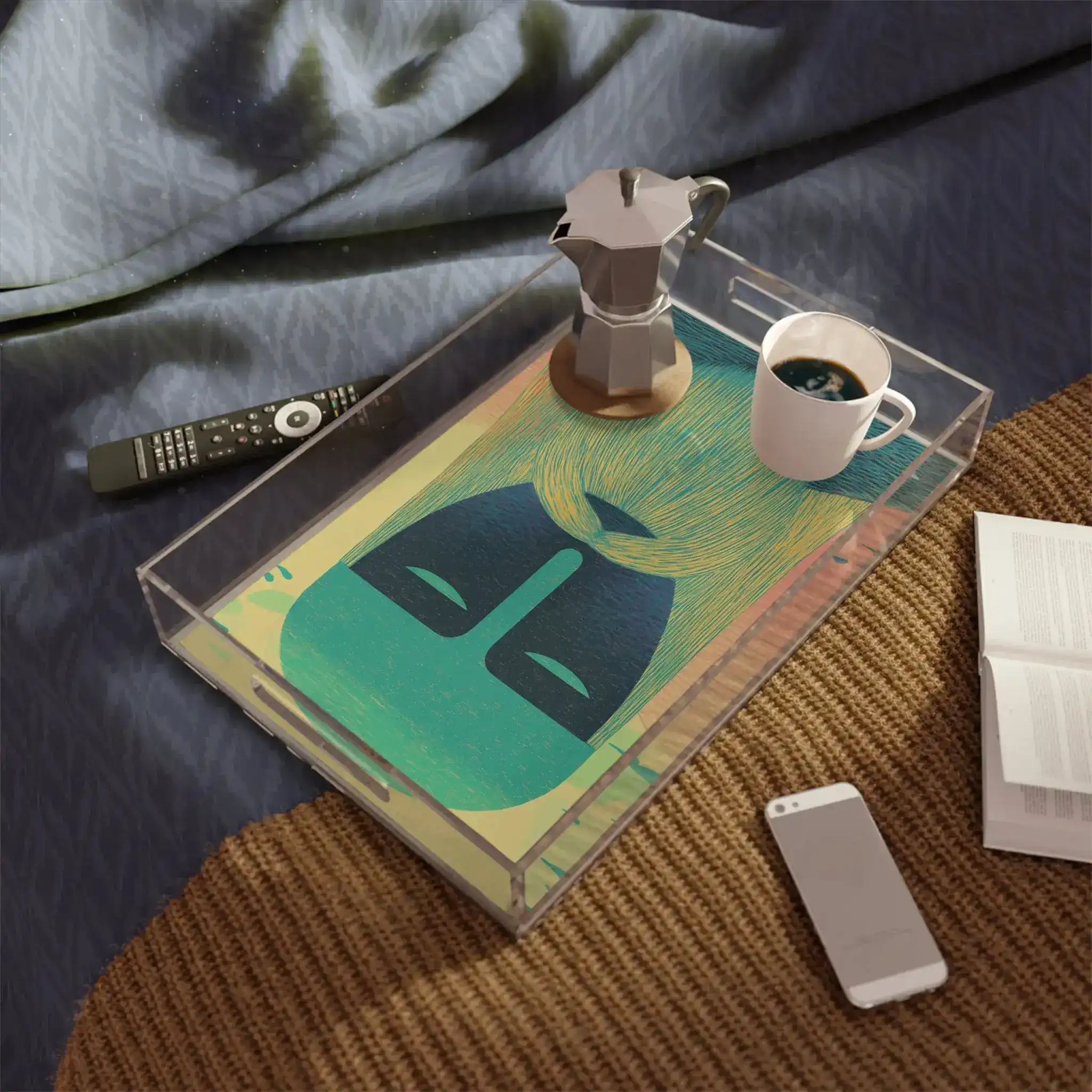 Ethereal Guardian Serving Tray – A Bold & Mystical Statement - Image 2