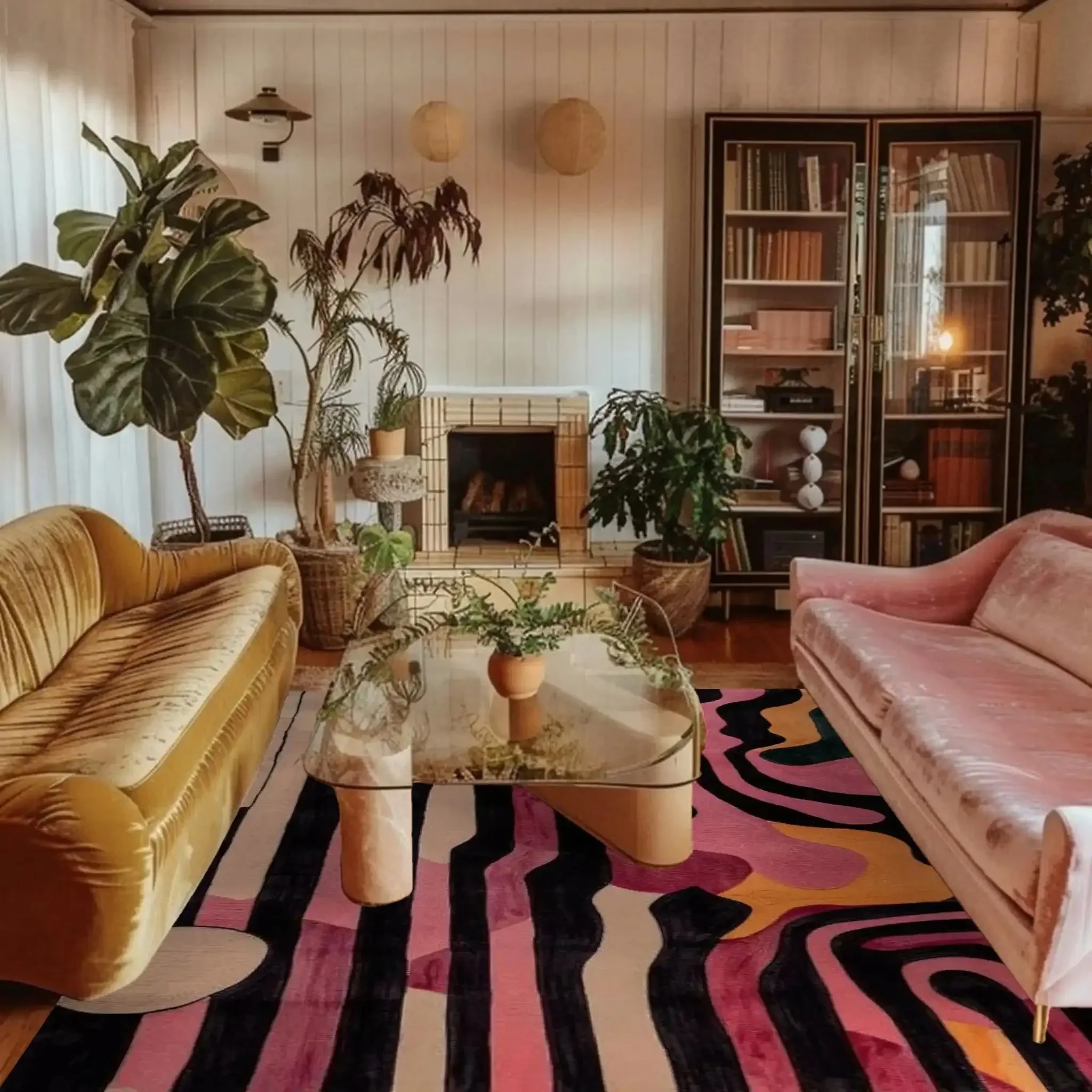 Evolving Shapes Hand Tufted Rug  - Image 5
