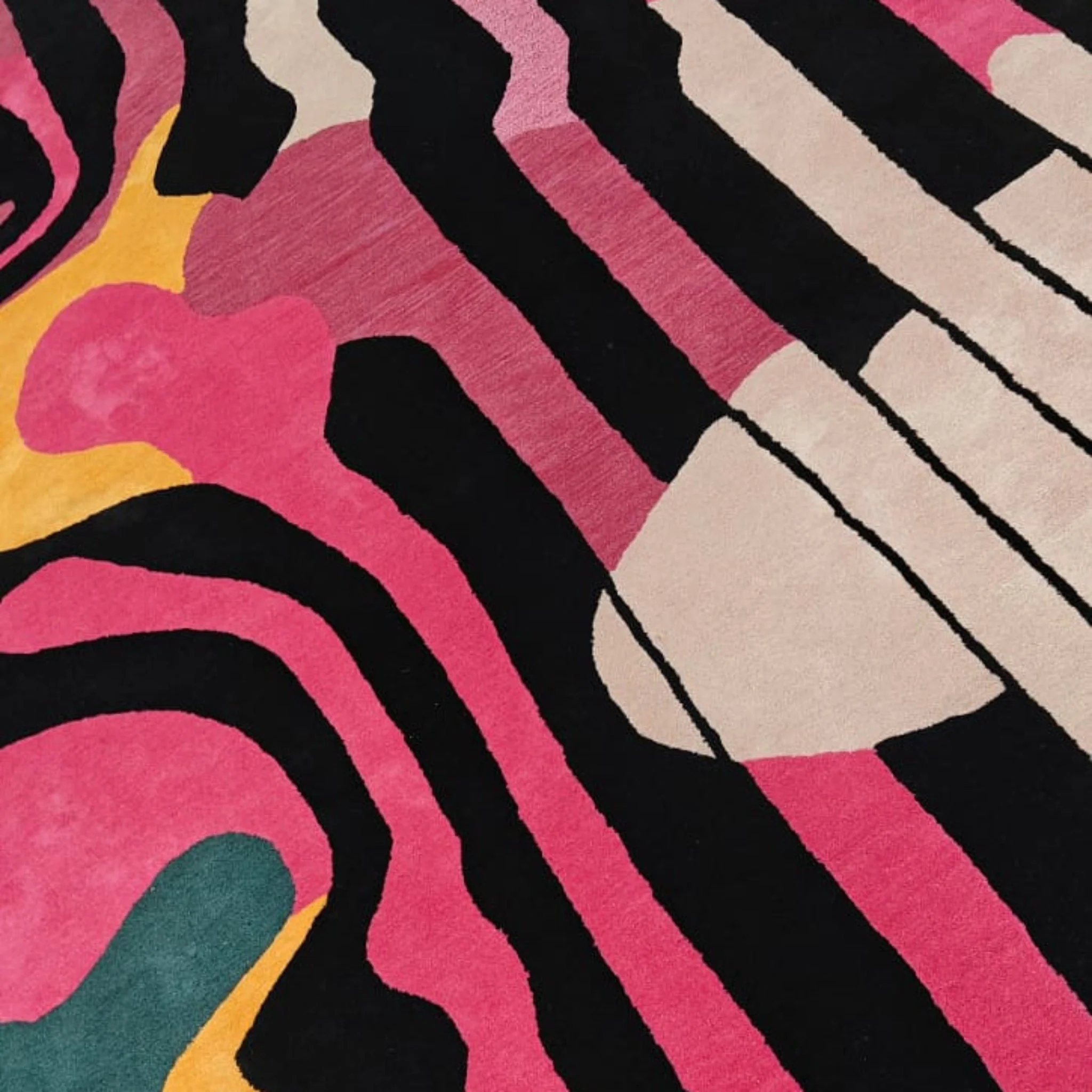 Evolving Shapes Hand Tufted Rug  - Image 9