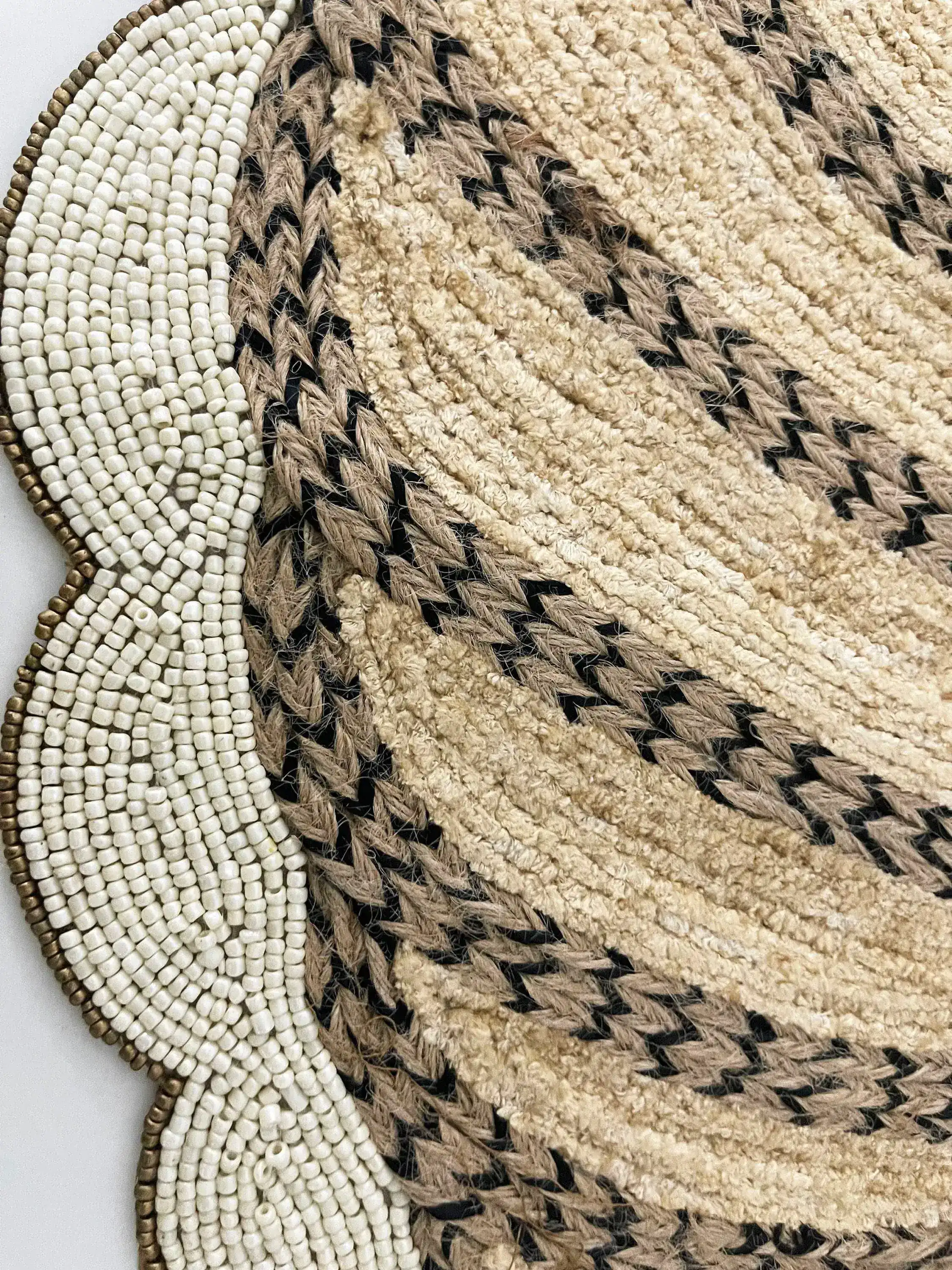 Fall Pumpkin Bead and Embroidery Table Runner - Image 4