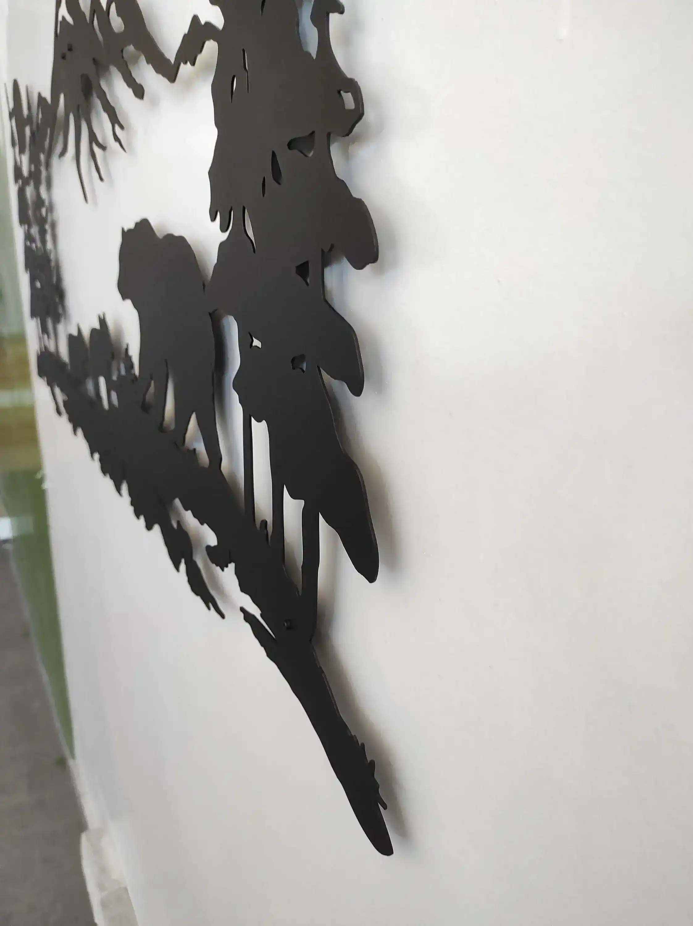 Family Bear in Nature Metal Wall Art - Image 2