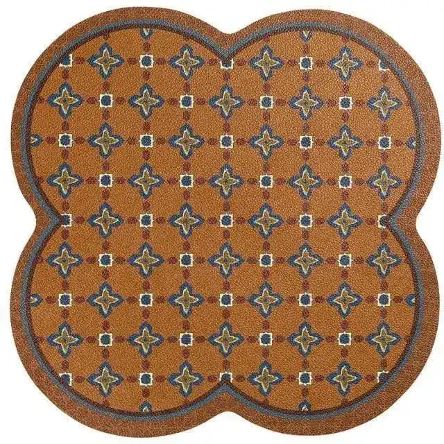 Faux Leather Chrysanthème Placemats - Set of 2 - Image 7