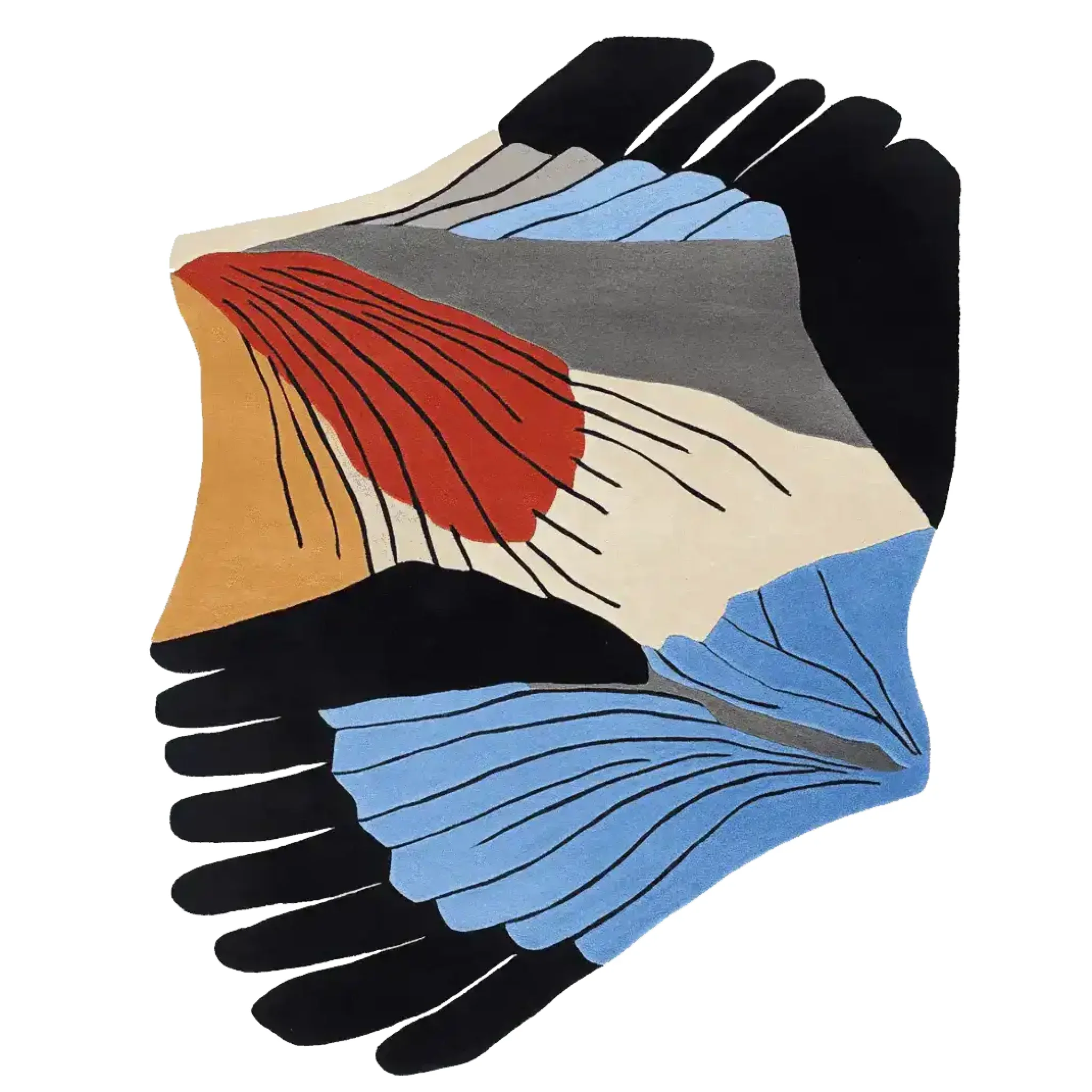 Feather Rock Mirage Hand Tufted Rug