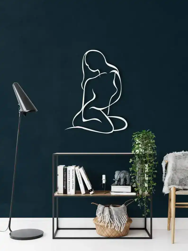 Female Body Beauty Metal Wall Decor - Image 4