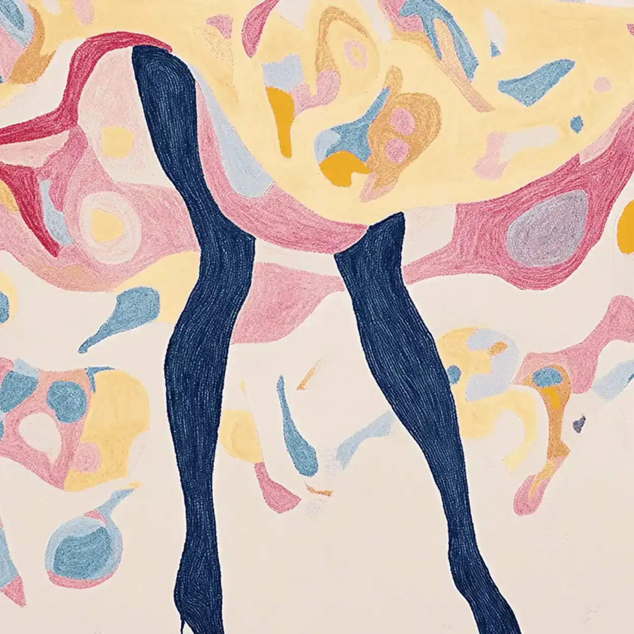 Feminine Art Moment Hand Tufted Rug - Image 4