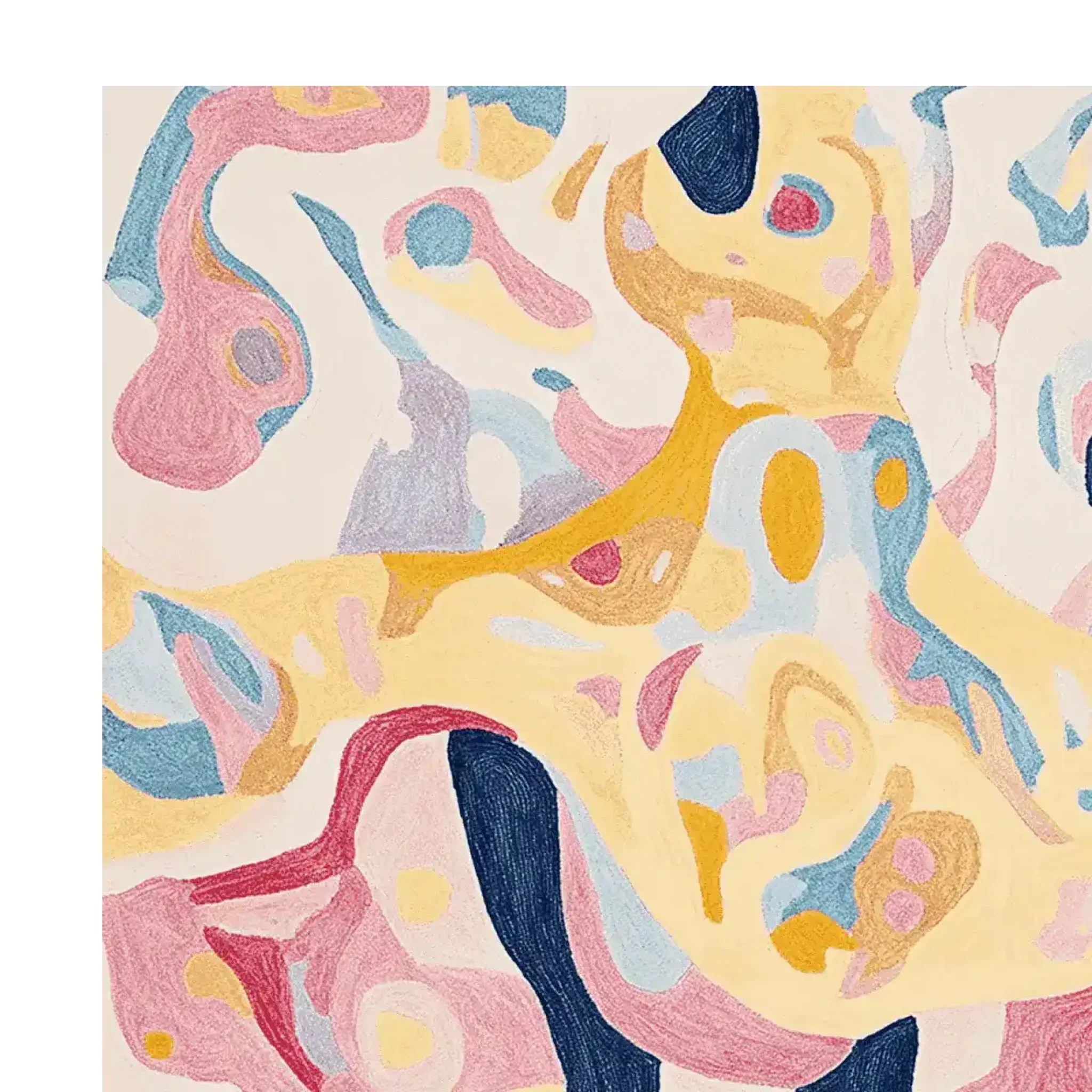 Feminine Art Moment Hand Tufted Rug - Image 5