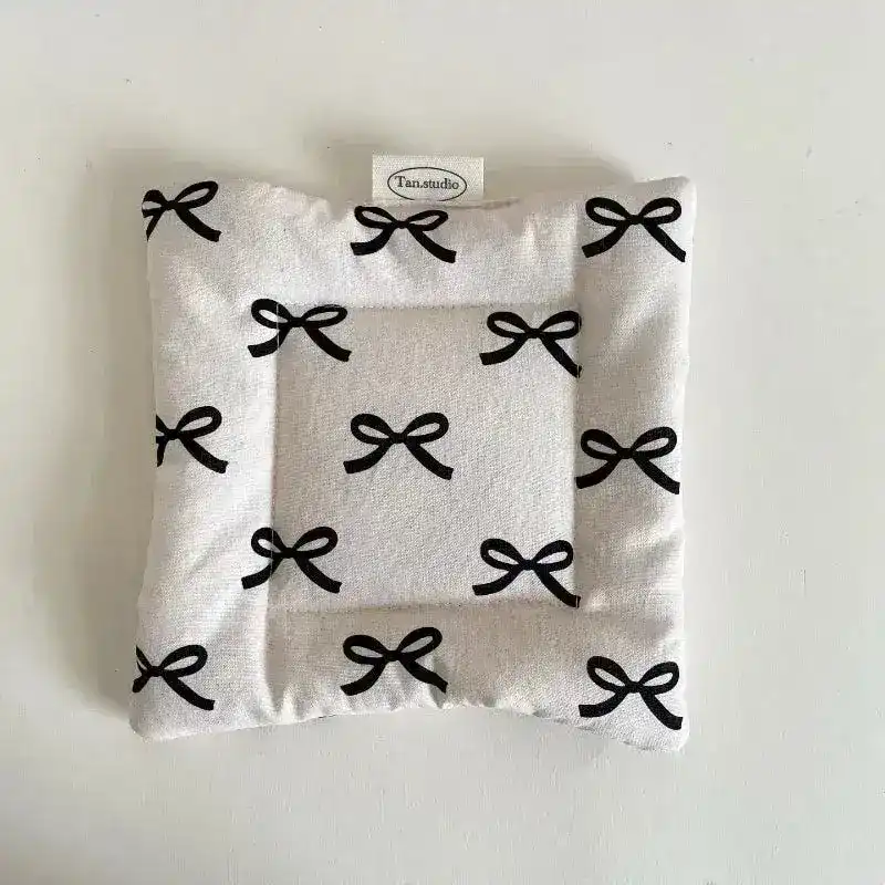 Feminine Bow Cotton Coaster - Image 4