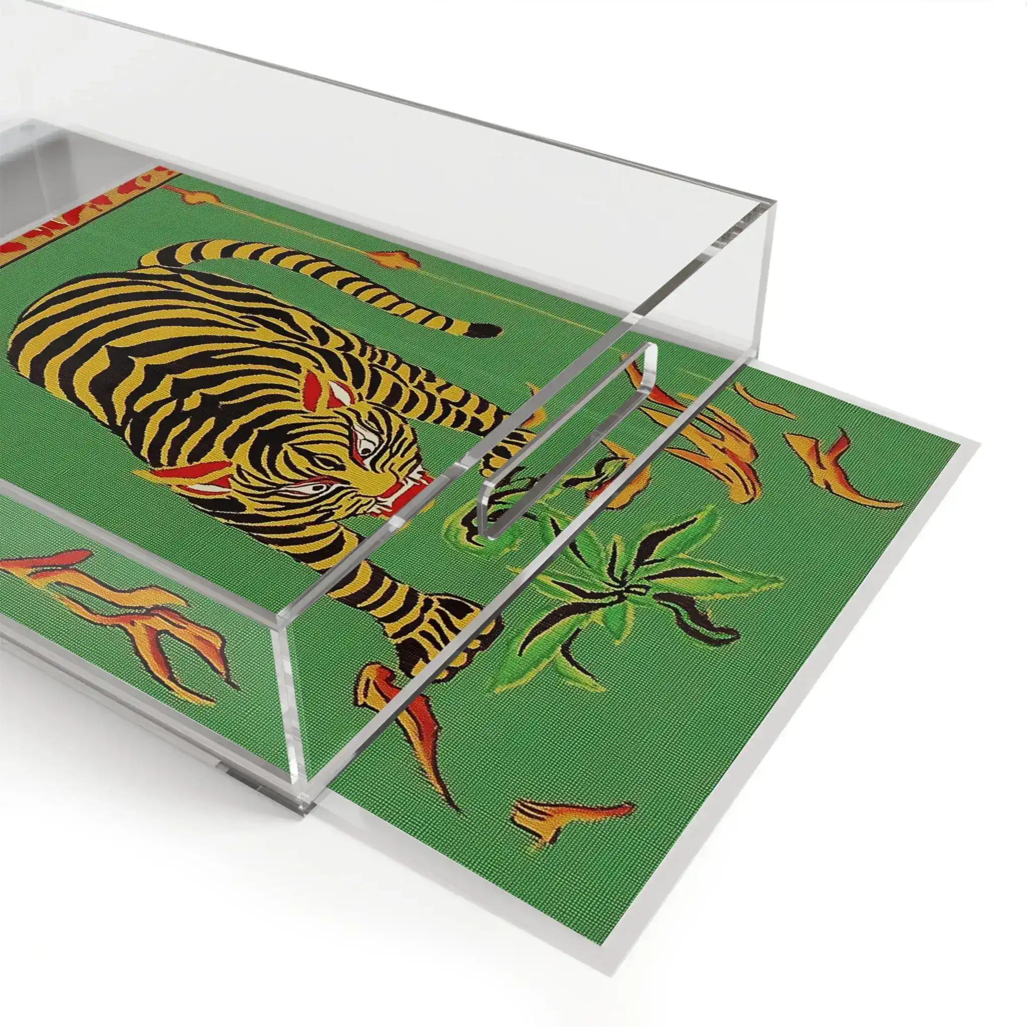 Fierce Tiger Tapestry Serving Tray - Image 4