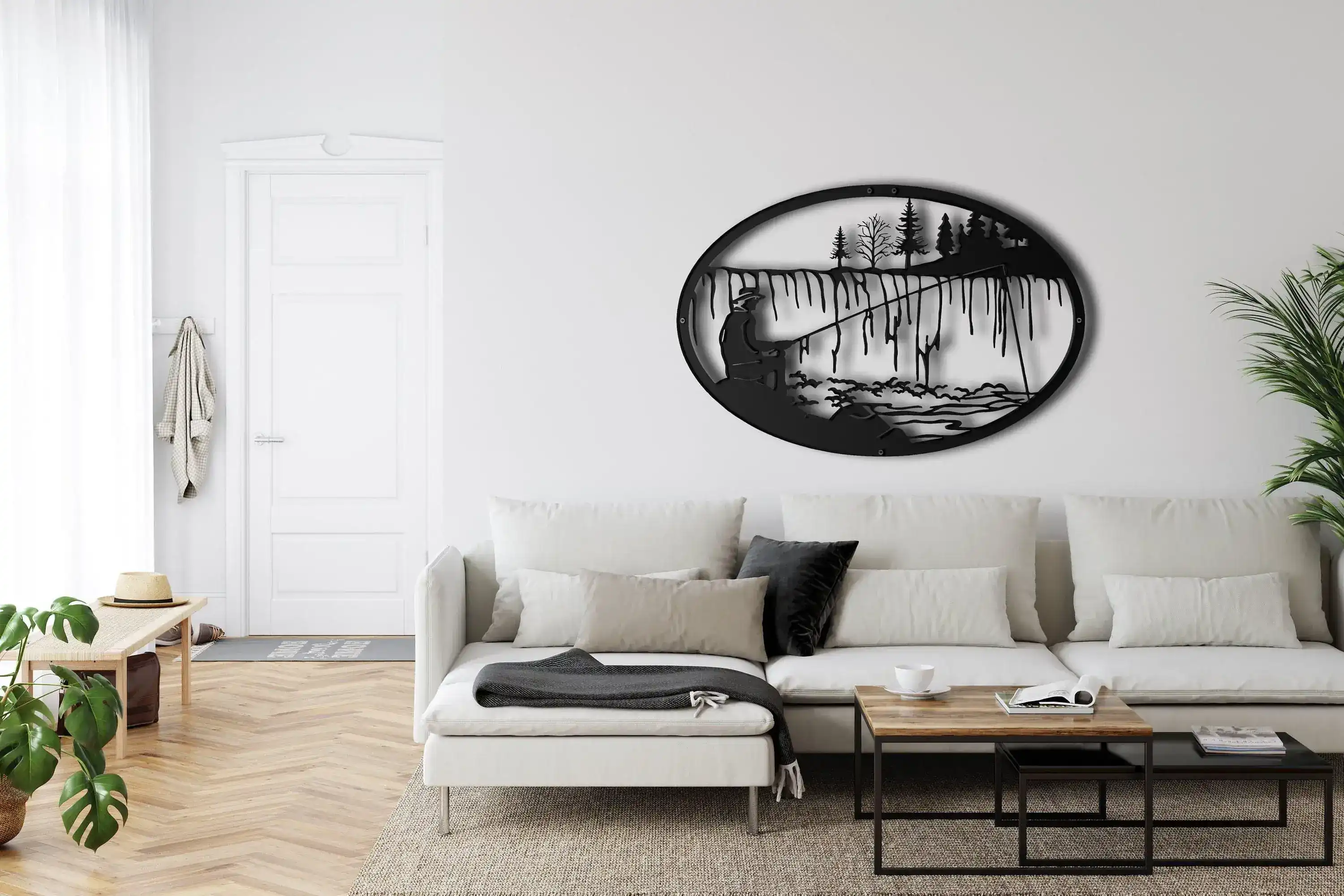 Fisherman Metal Wall Art - Image 2