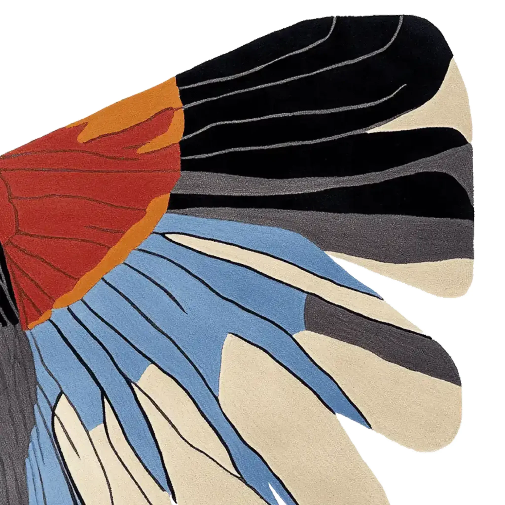 Flight Form Field Hand Tufted Rug - Image 4