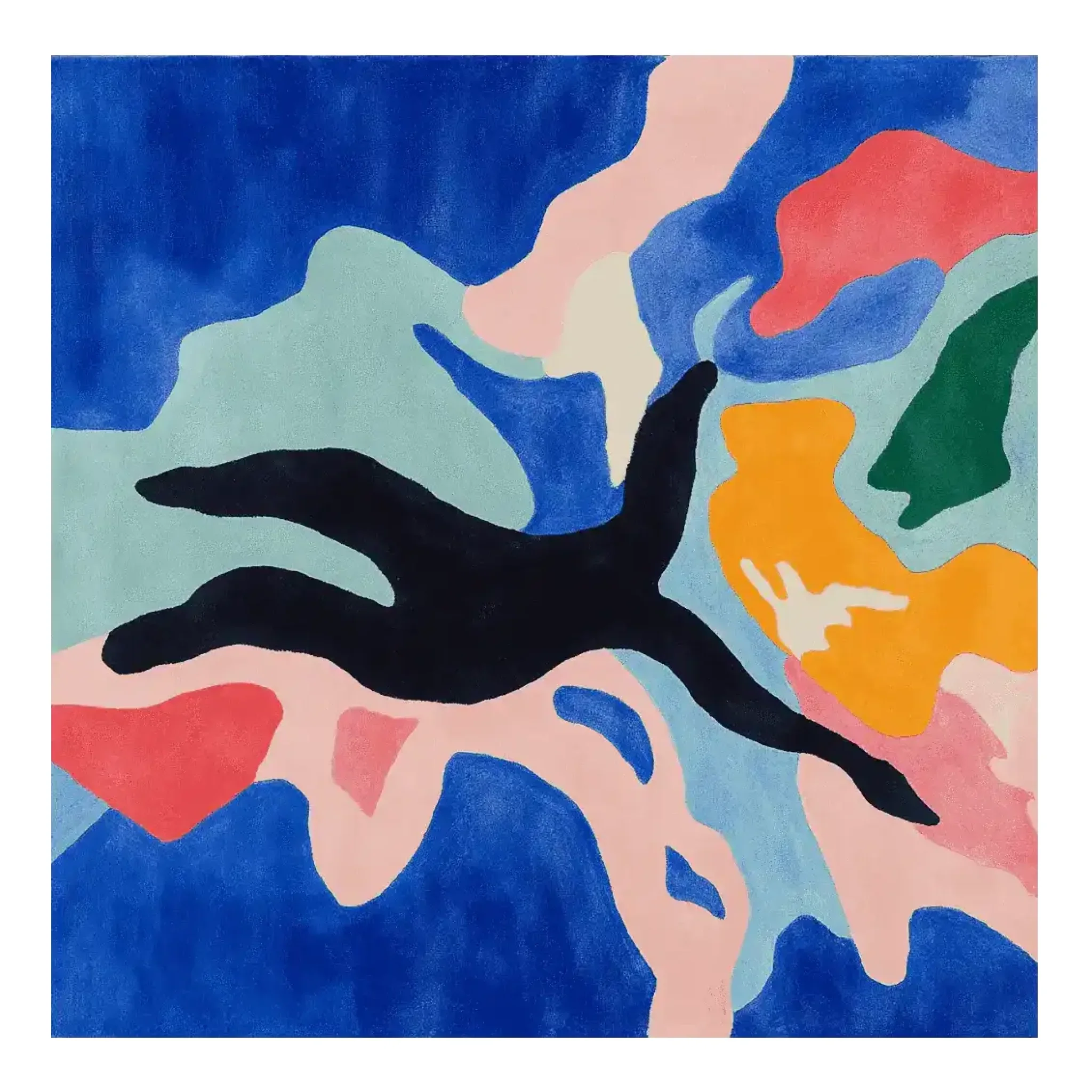 Floating Form Field Hand Tufted Rug - Image 5