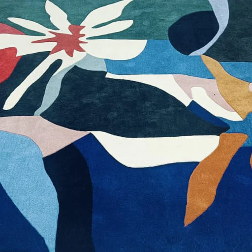 Flora Flutter Hand Tufted Rug 8 x 10 ft - Image 3