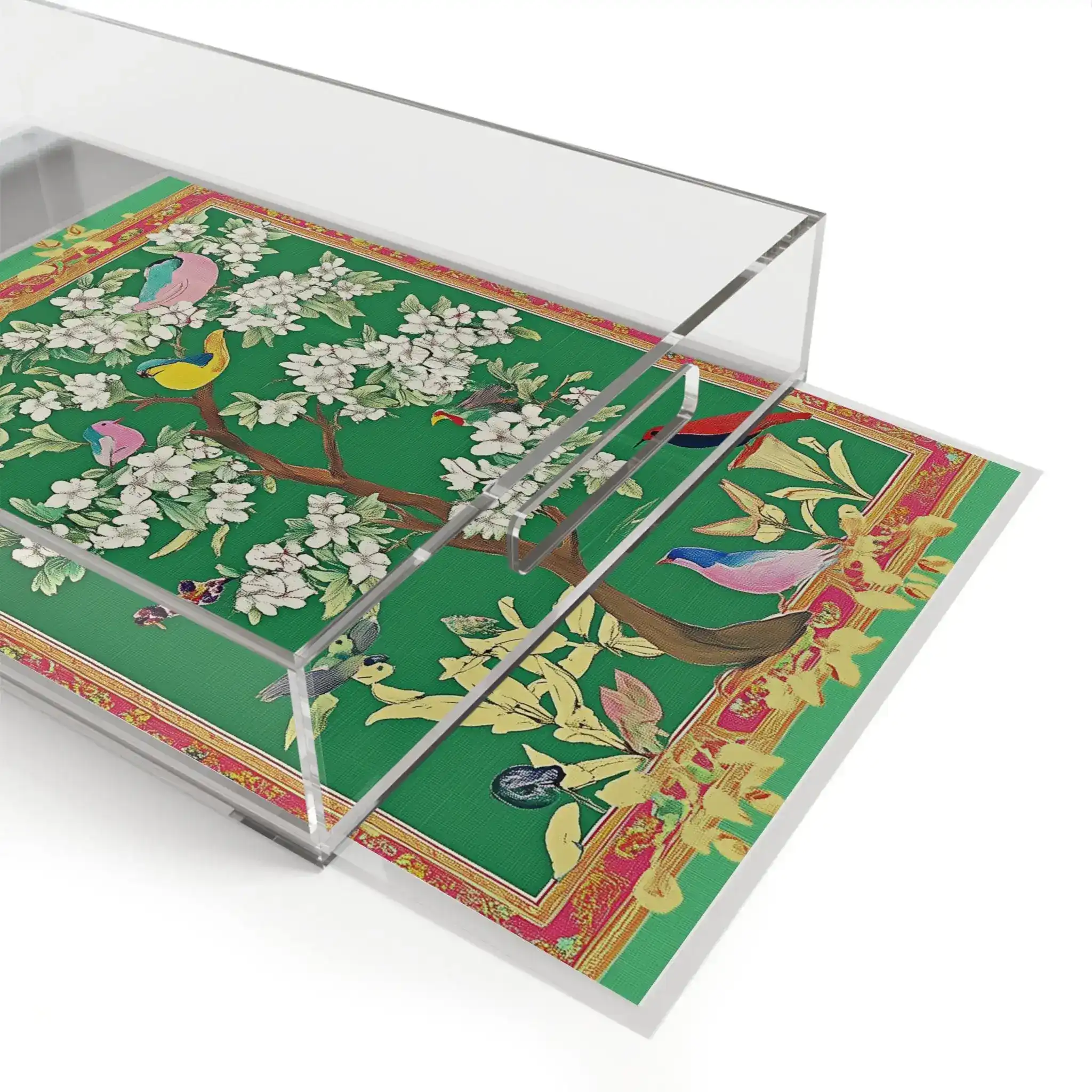 Floral Bird Tree Serving Tray - Image 4