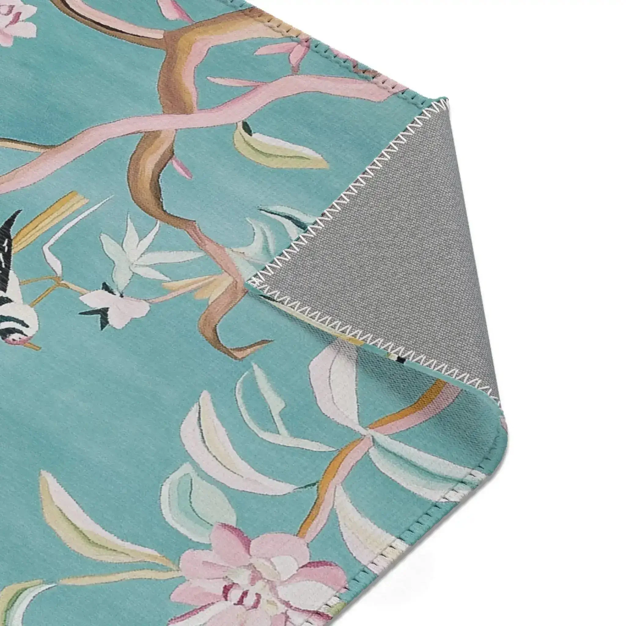 Floral Birds Accent Rug - Image 6