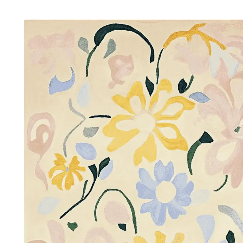 Floral Dance Memory Hand Tufted Rug - Image 4