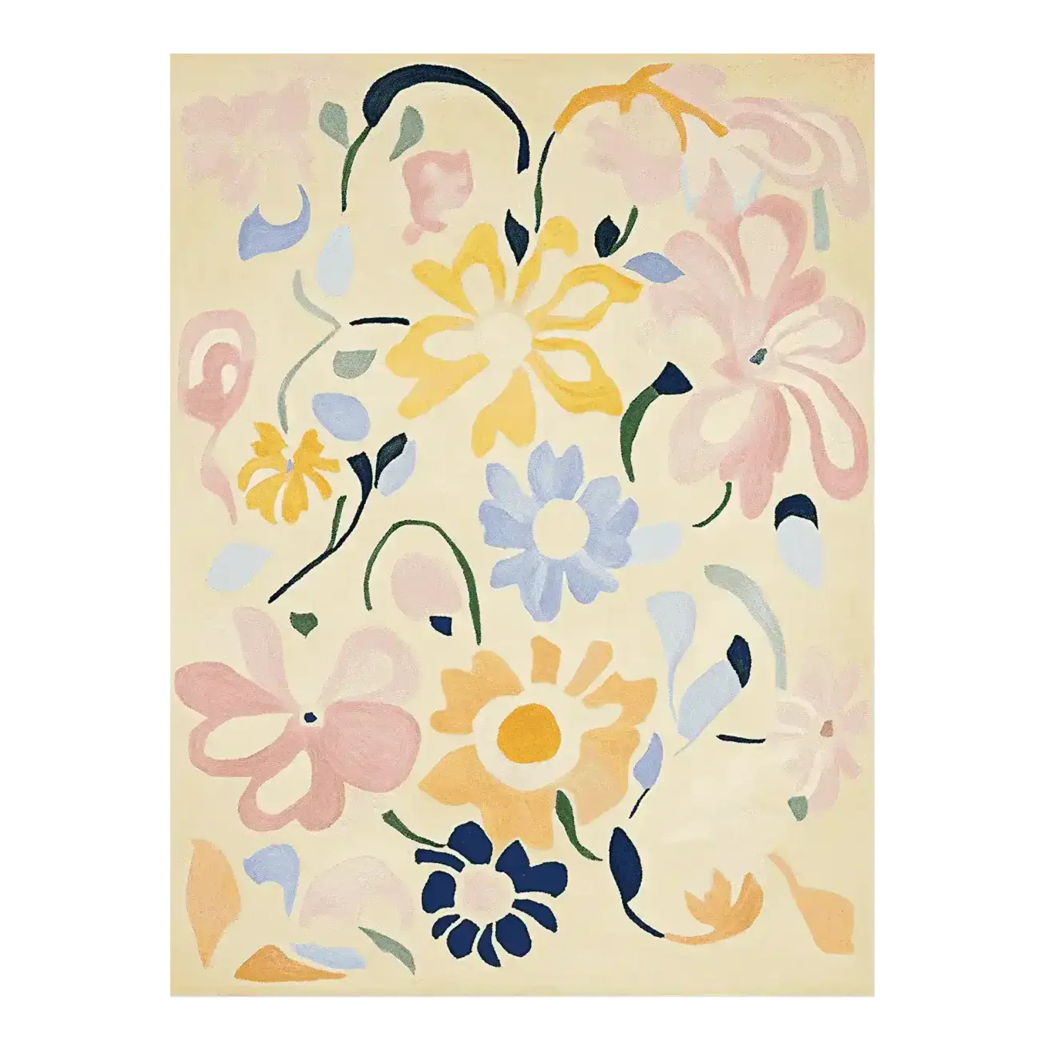 Floral Dance Memory Hand Tufted Rug - Image 7