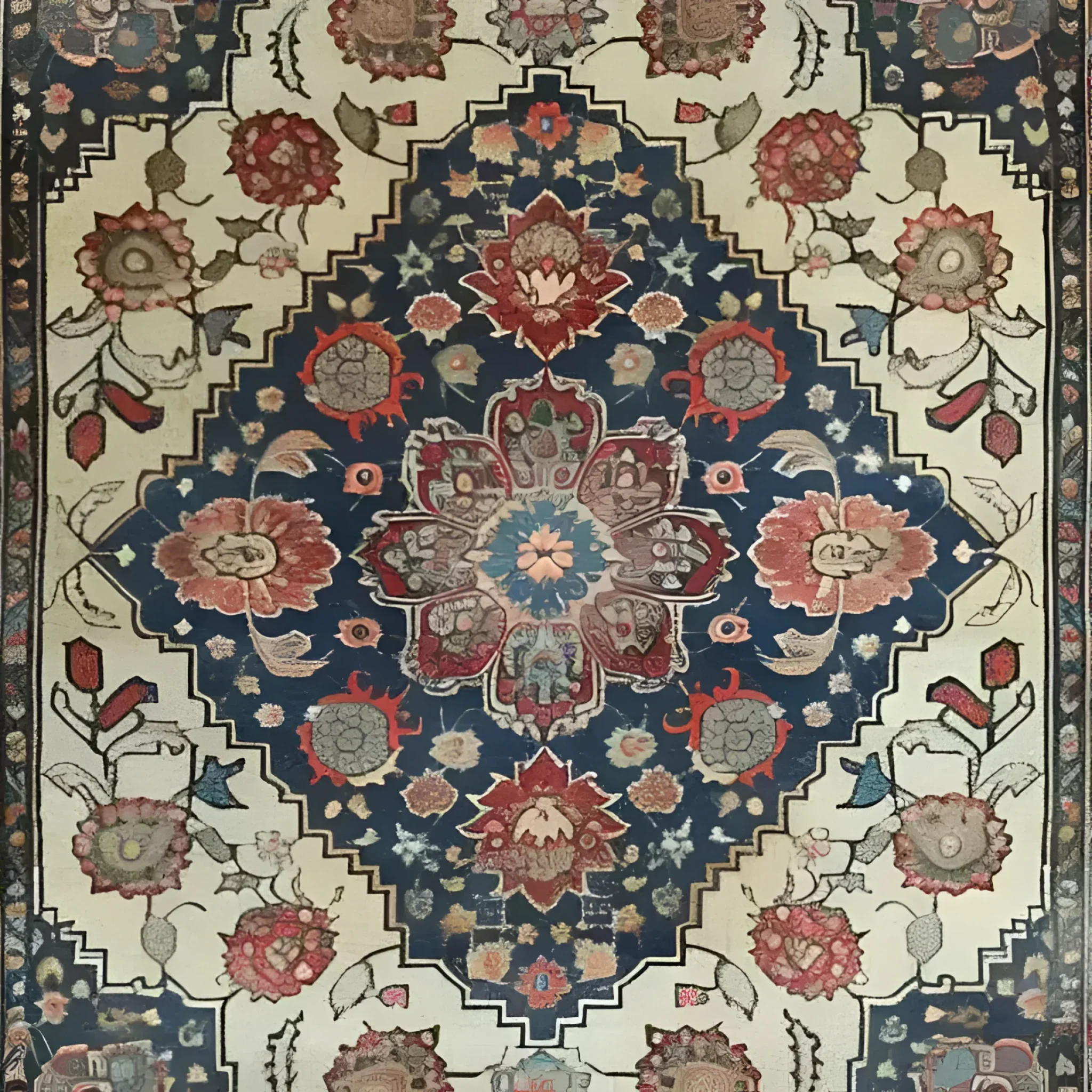 Floral Euphoria Hand Knotted Area Rug - Image 4