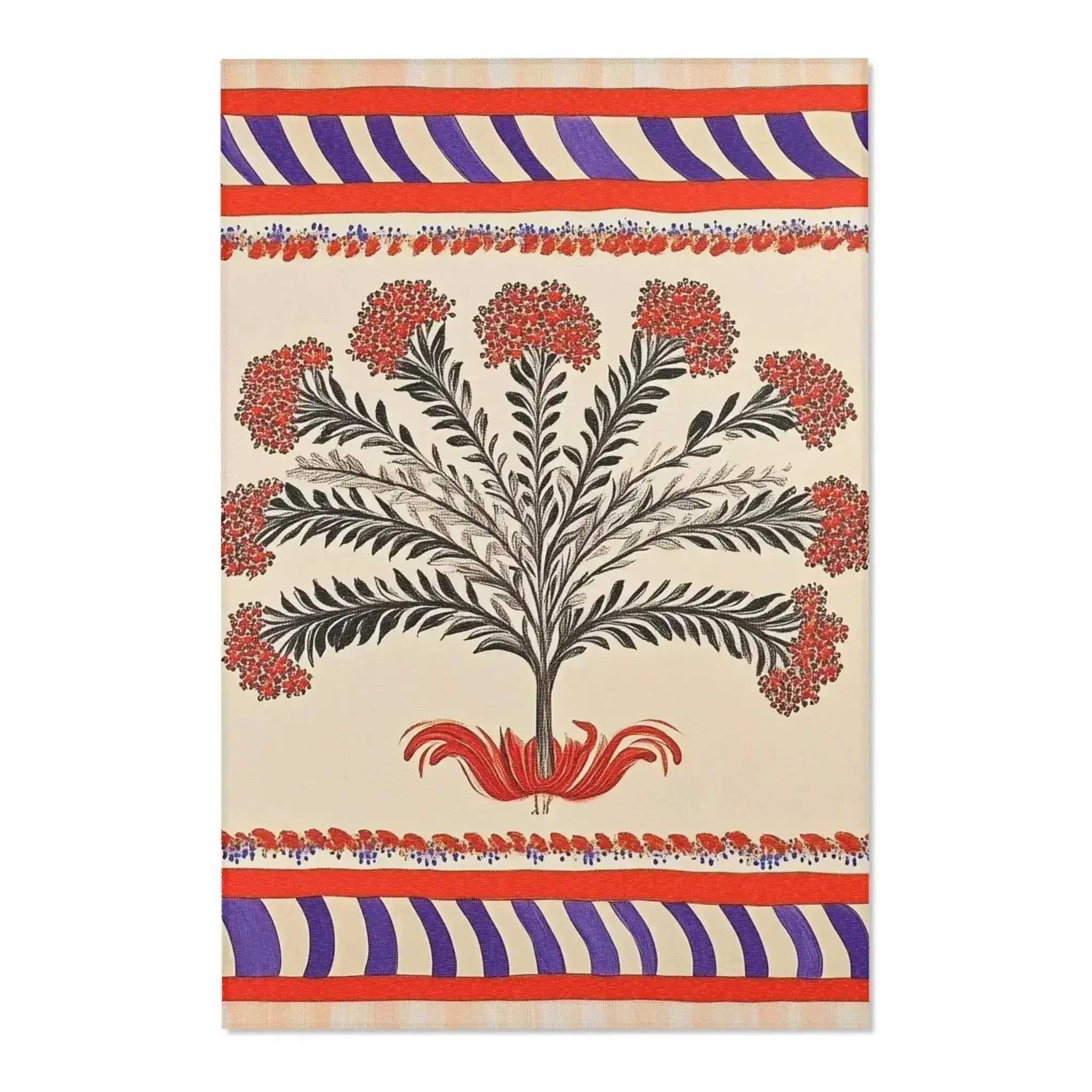 Floral Majesty Palm Accent Rug - Image 4