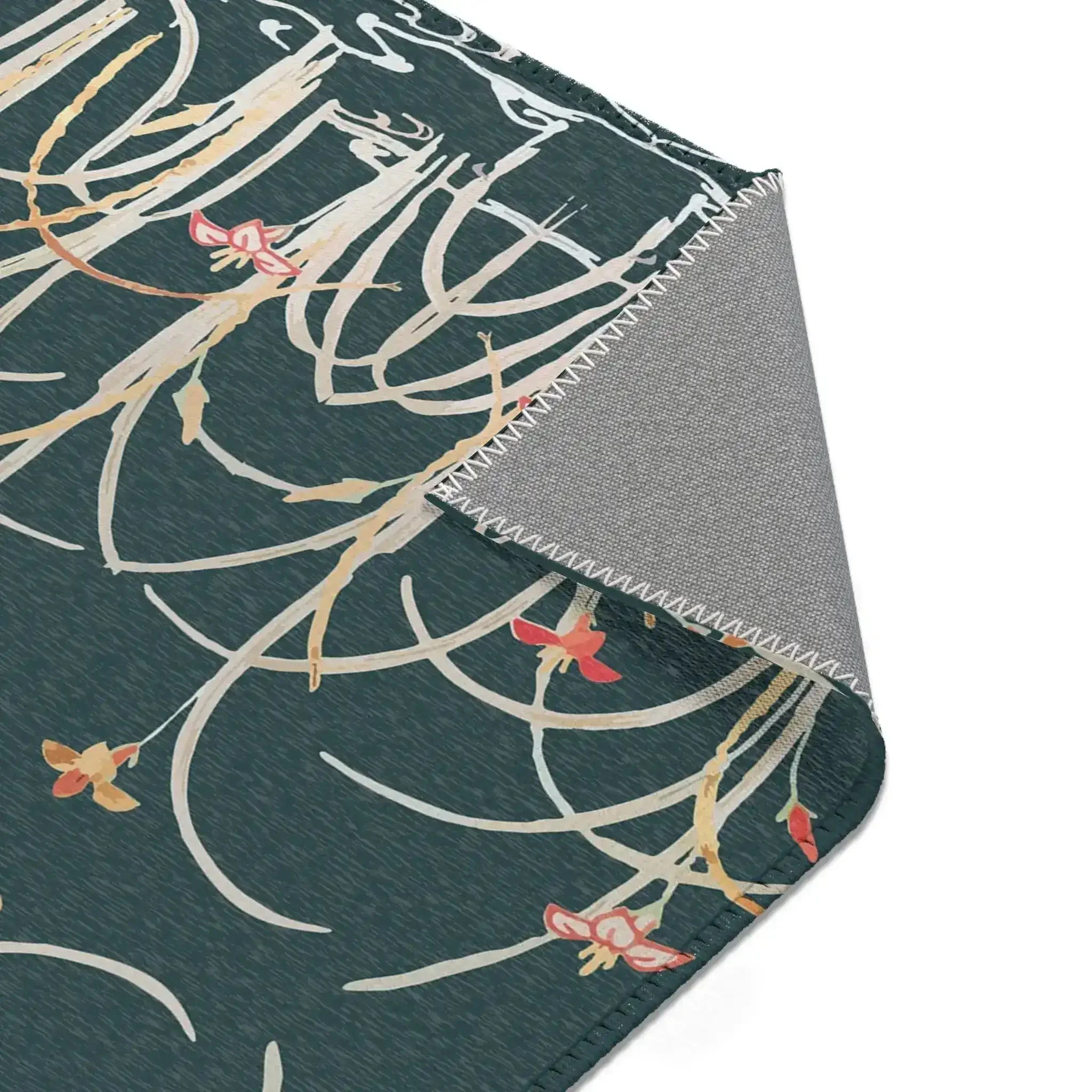 Floral Orchid Garden Accent Rug - Image 6