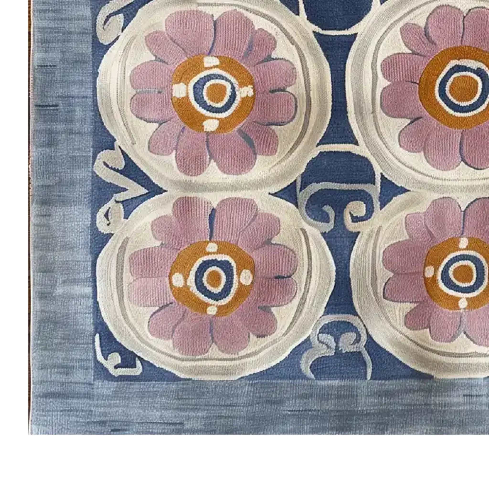 Floral Revival Hand Tufted Wool Rug - Image 4