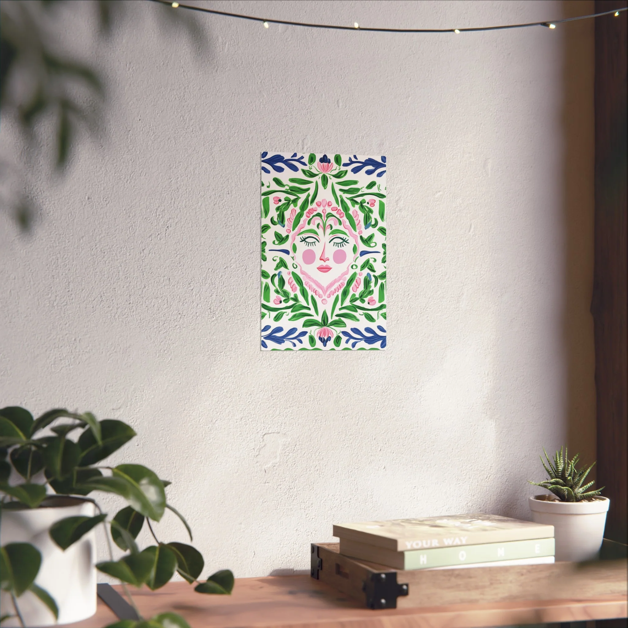 Floral Spirit Face Fine Art Poster - Image 20