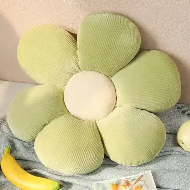 Flower Plush Throw Pillow Seating - Image 4