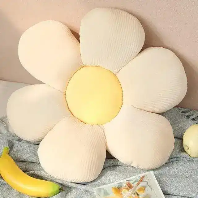 Flower Plush Throw Pillow Seating - Image 6