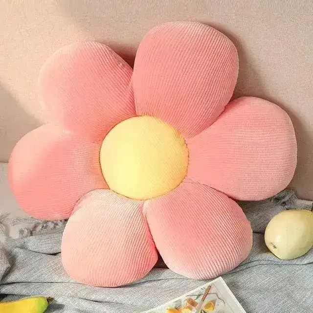 Flower Plush Throw Pillow Seating - Image 7