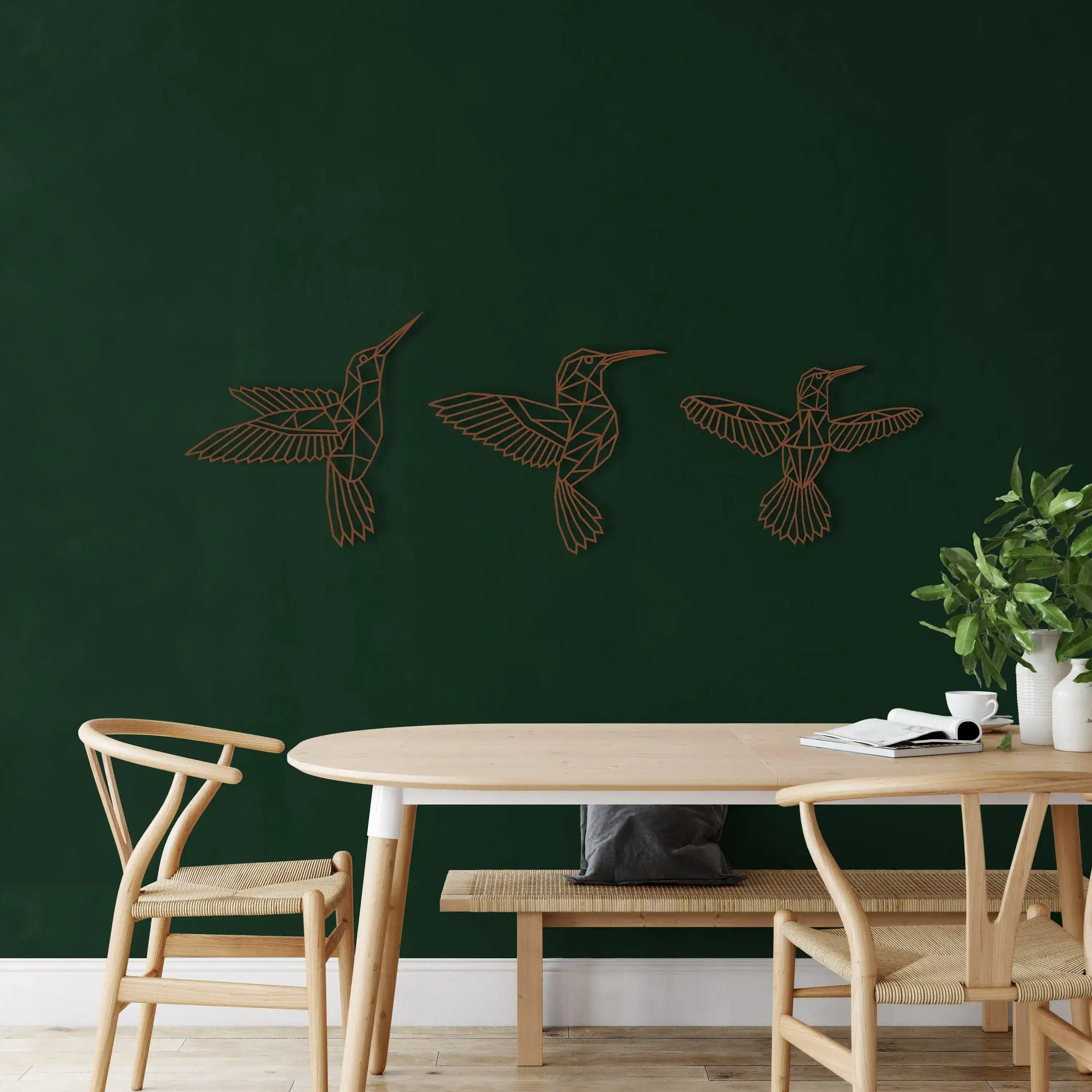 Flying Hummingbirds Metal Wall Art - Image 10