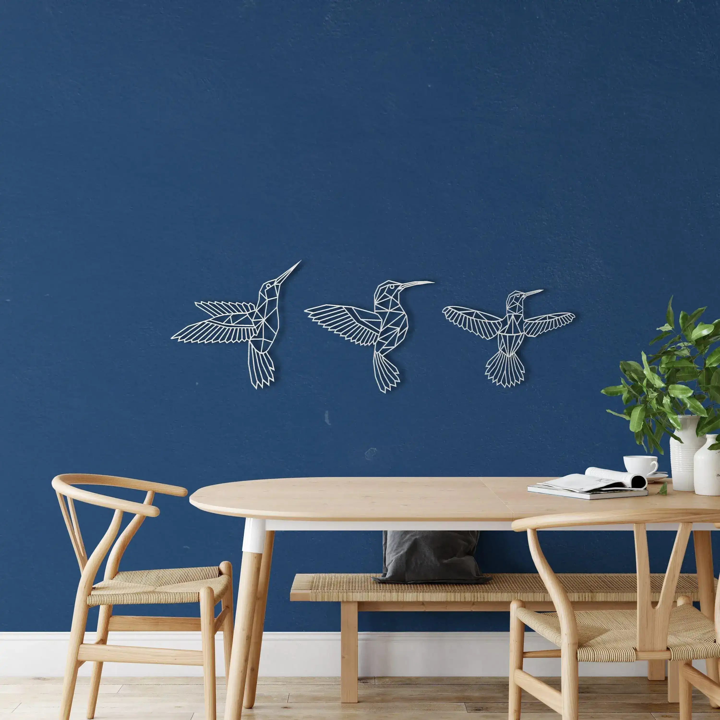 Flying Hummingbirds Metal Wall Art - Image 8