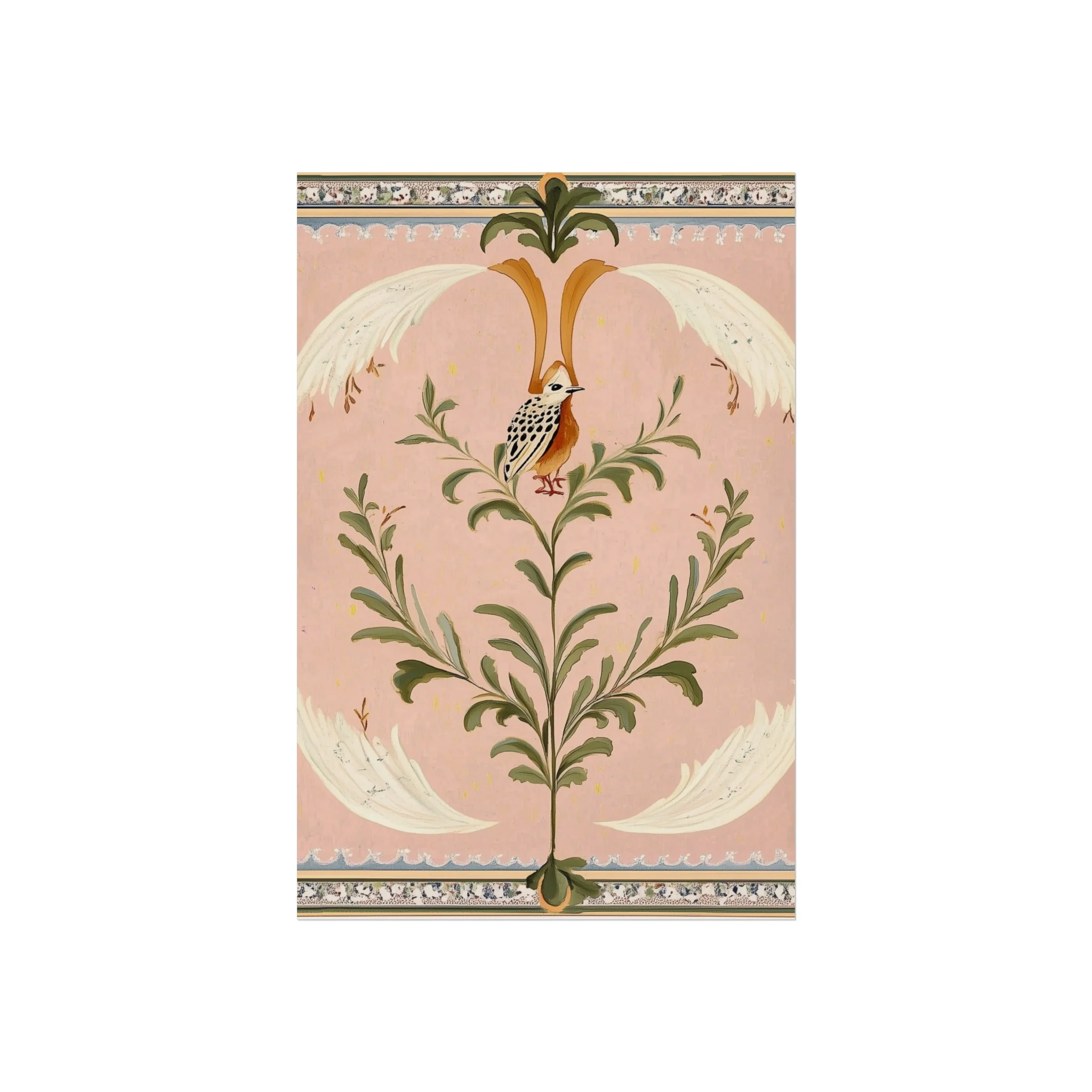 Folk Garden Finch Fine Art Poster - Image 11