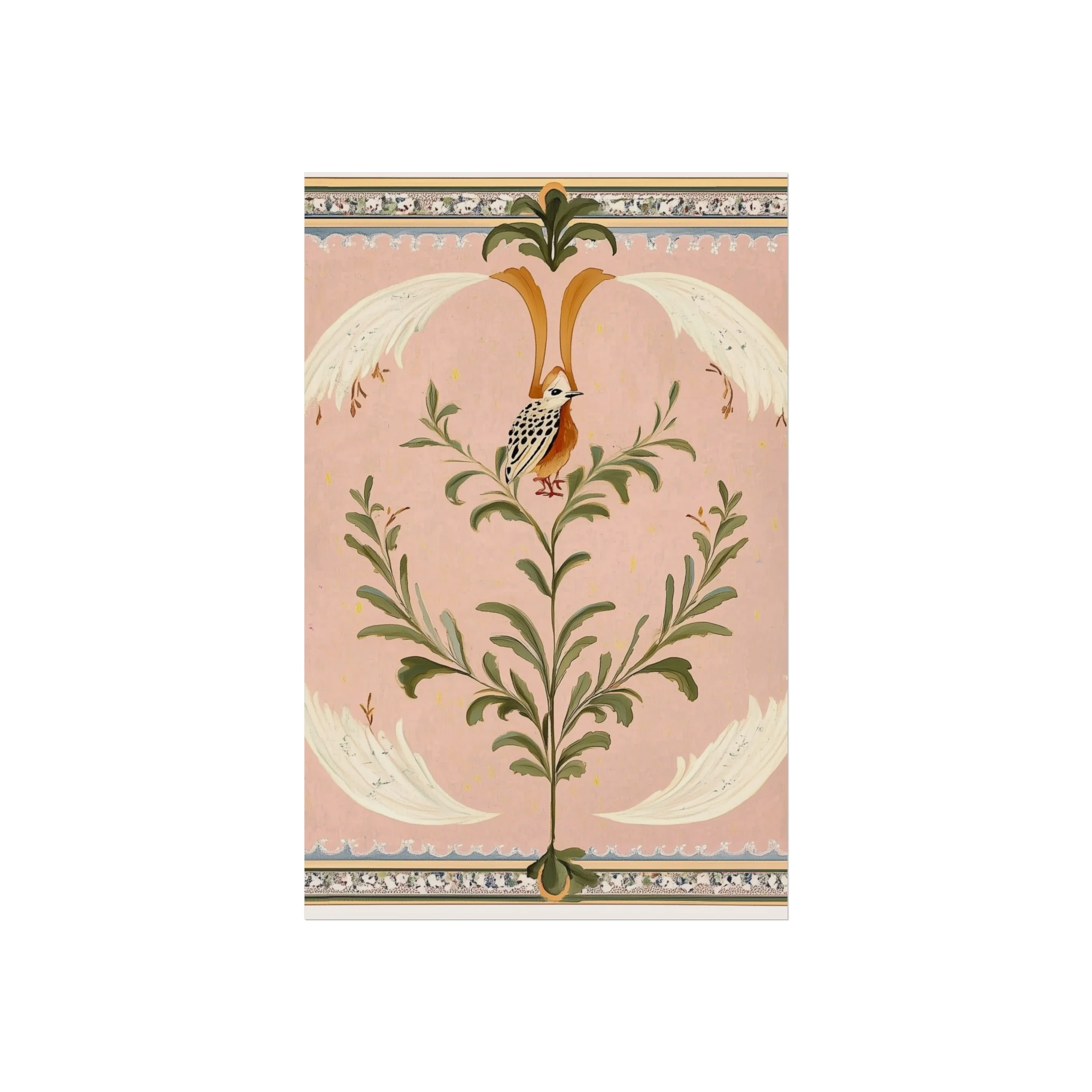 Folk Garden Finch Fine Art Poster - Image 12
