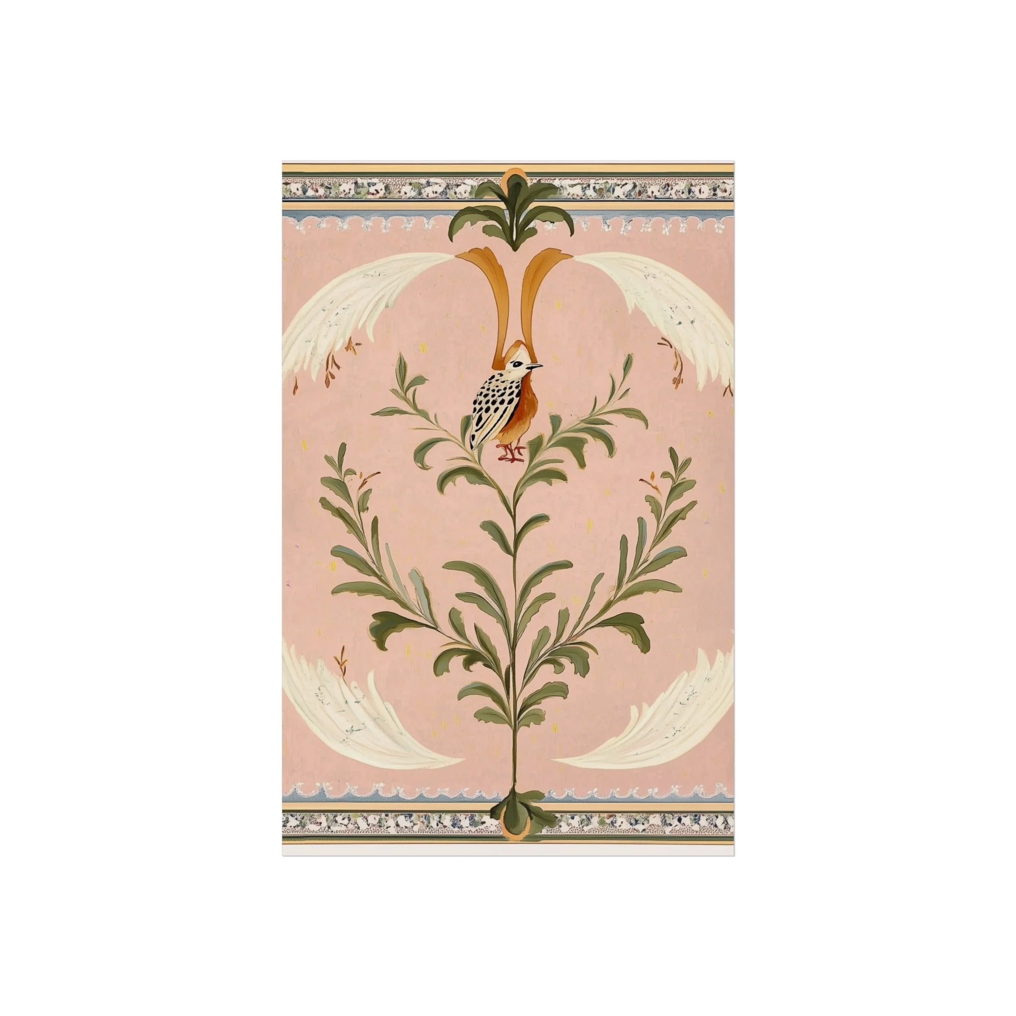 Folk Garden Finch Fine Art Poster - Image 15