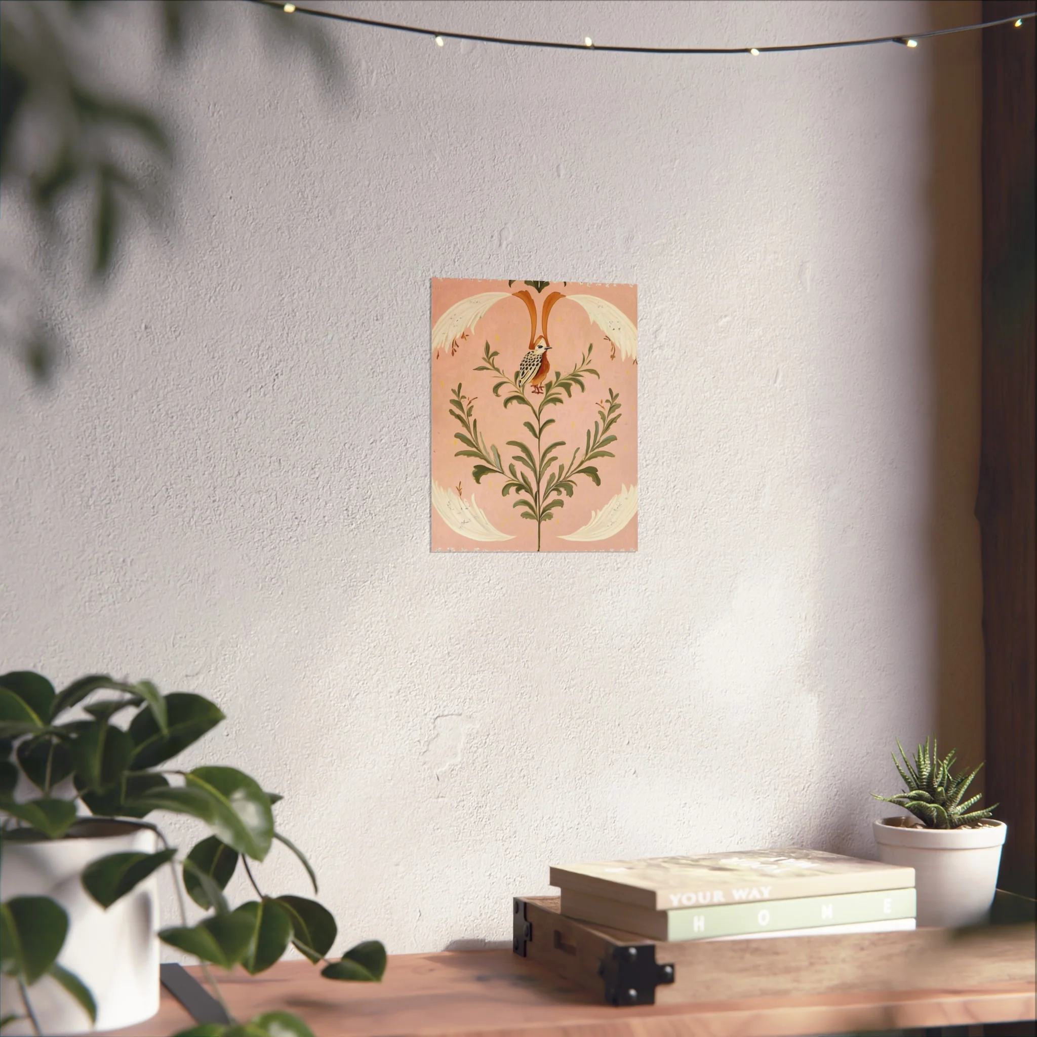 Folk Garden Finch Fine Art Poster - Image 18
