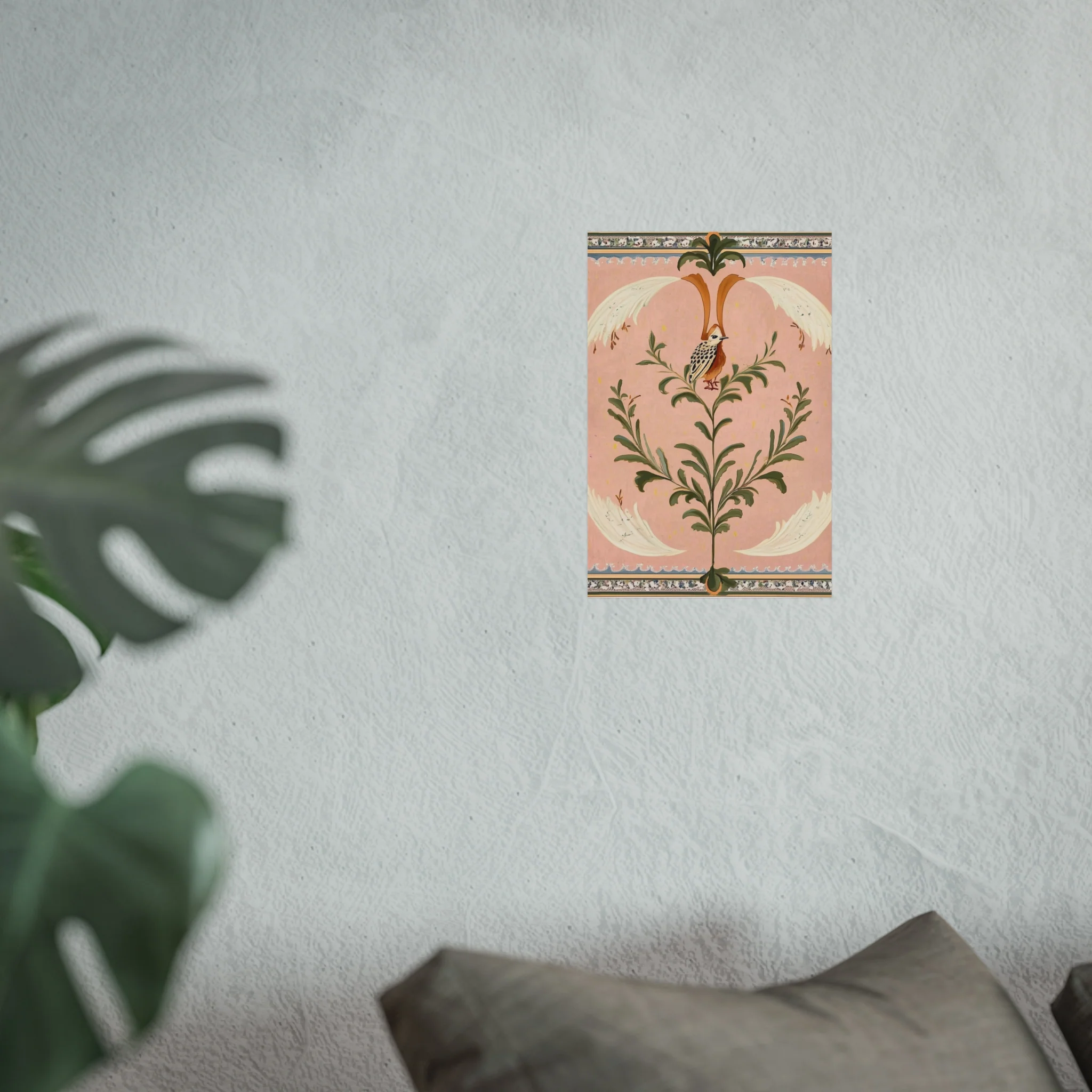 Folk Garden Finch Fine Art Poster - Image 19