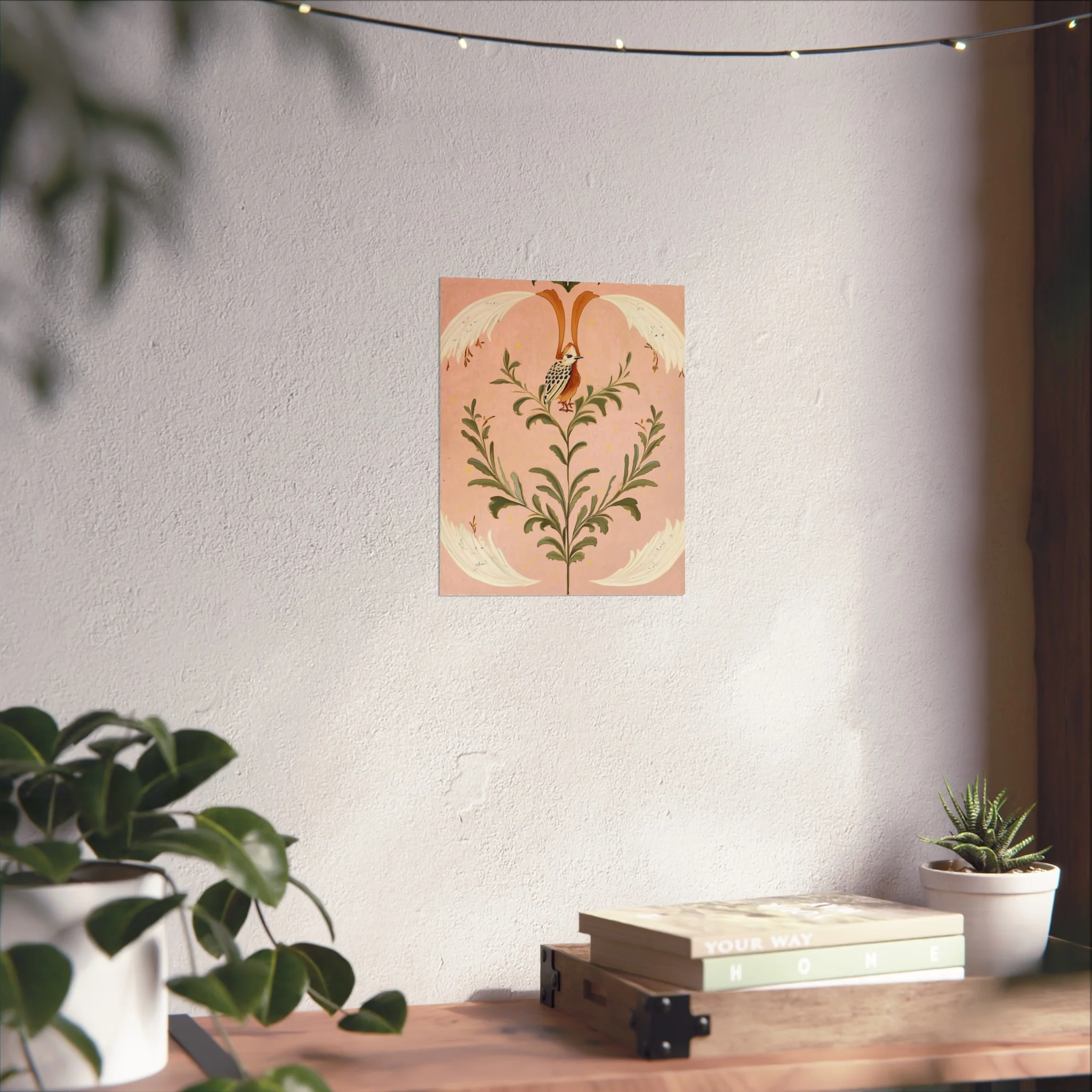 Folk Garden Finch Fine Art Poster - Image 22