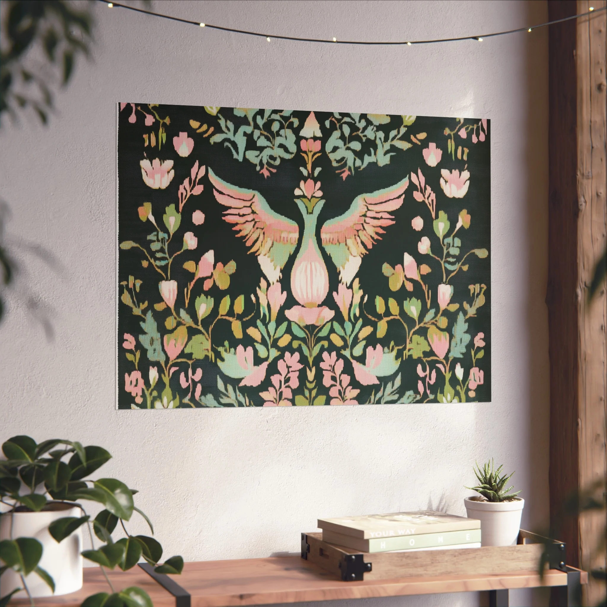 Folk Phoenix Garden Fine Art Poster - Image 28