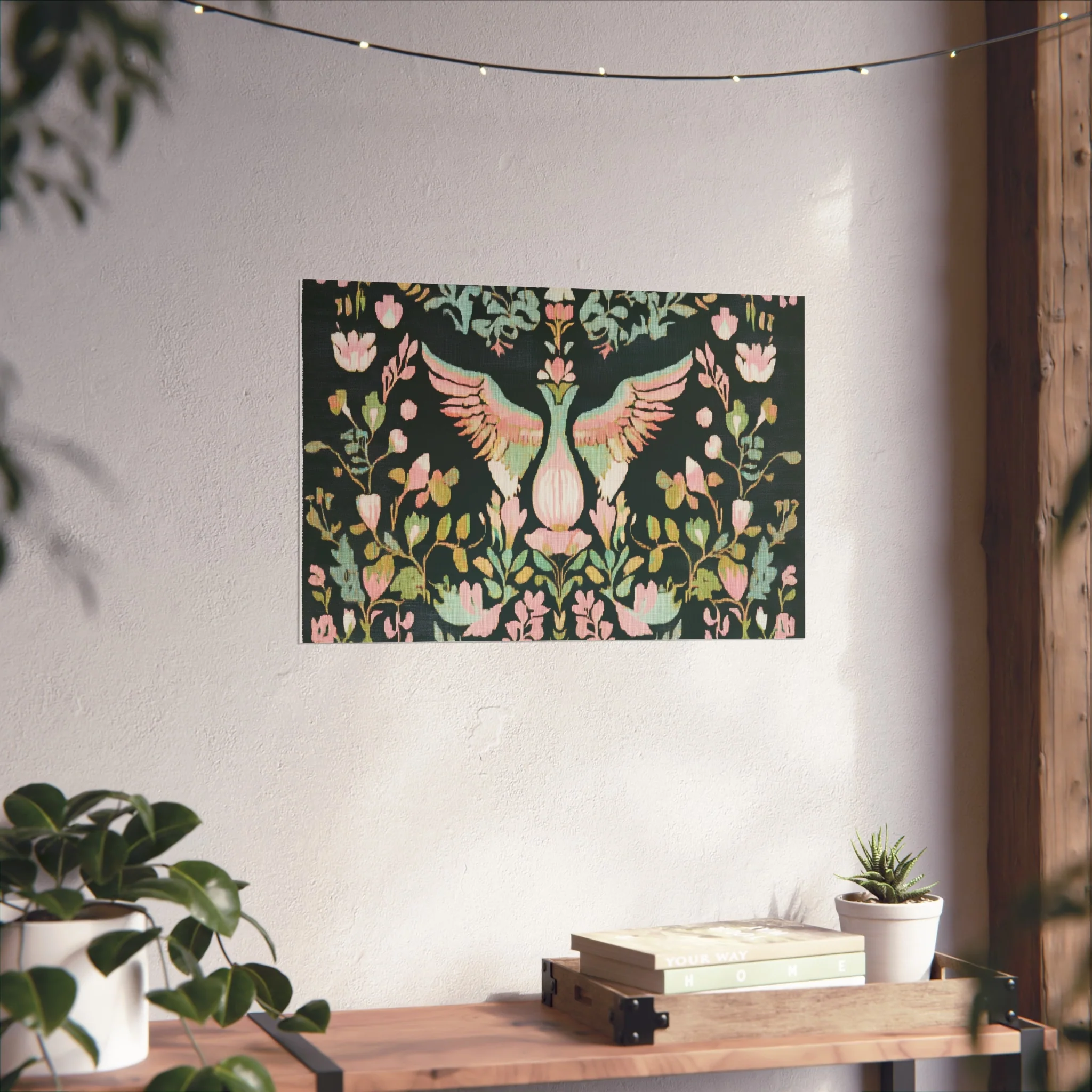 Folk Phoenix Garden Fine Art Poster - Image 38