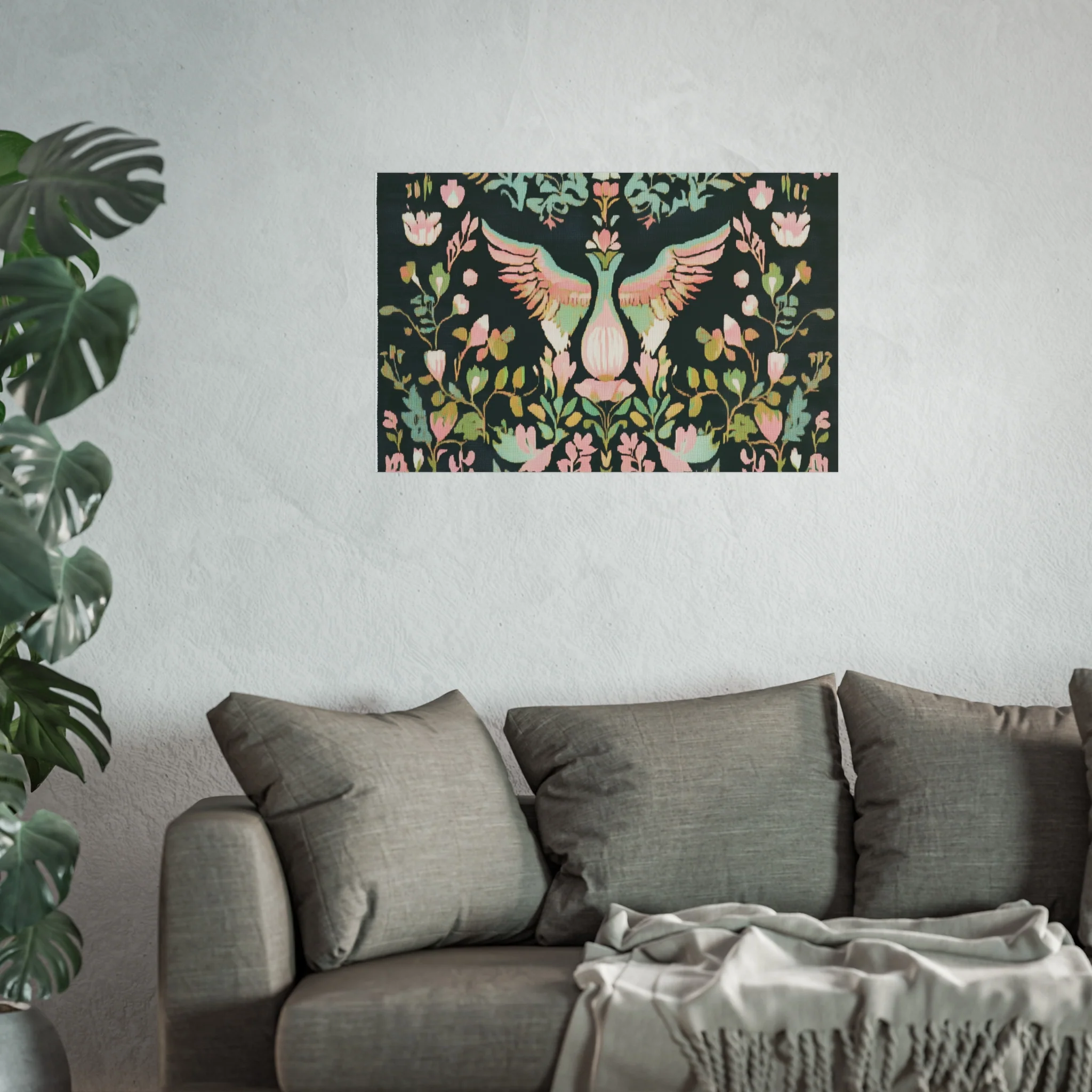 Folk Phoenix Garden Fine Art Poster - Image 41