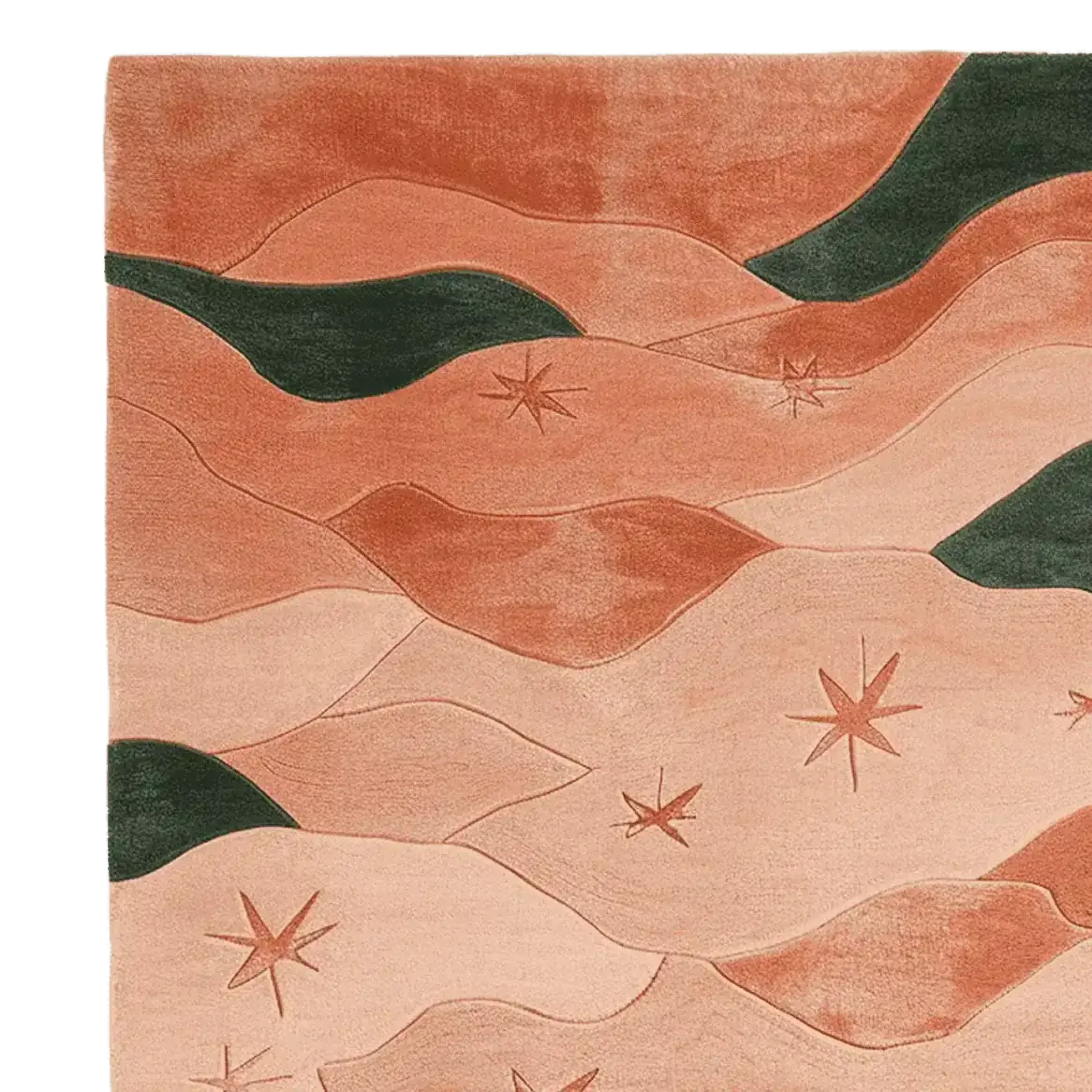 Form Flow Field Hand Tufted Rug - Image 7