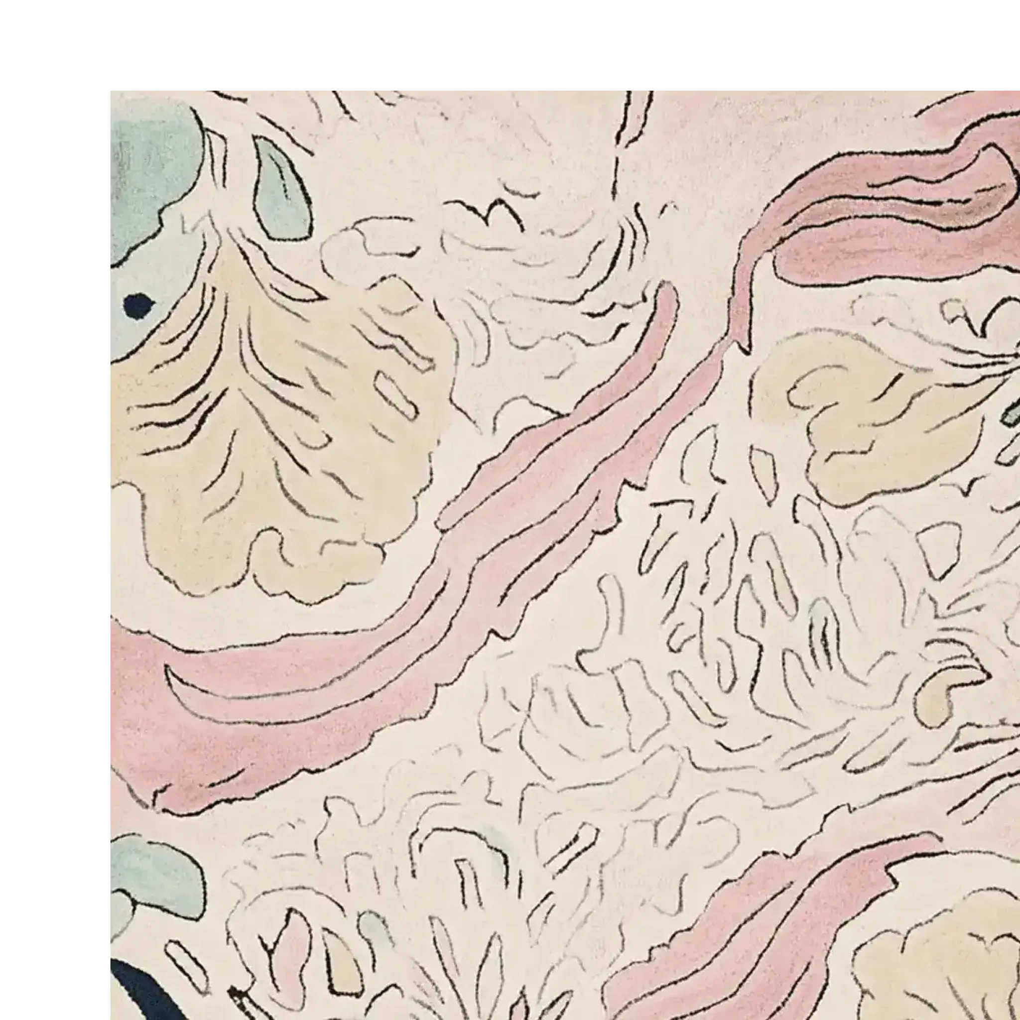 Fossil Bloom Field Hand Tufted Rug - Image 7