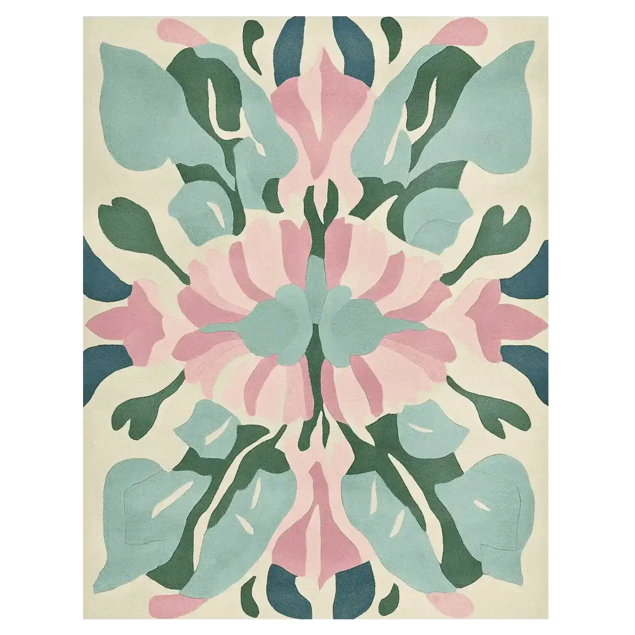 Fracture Bloom Core Hand Tufted Rug