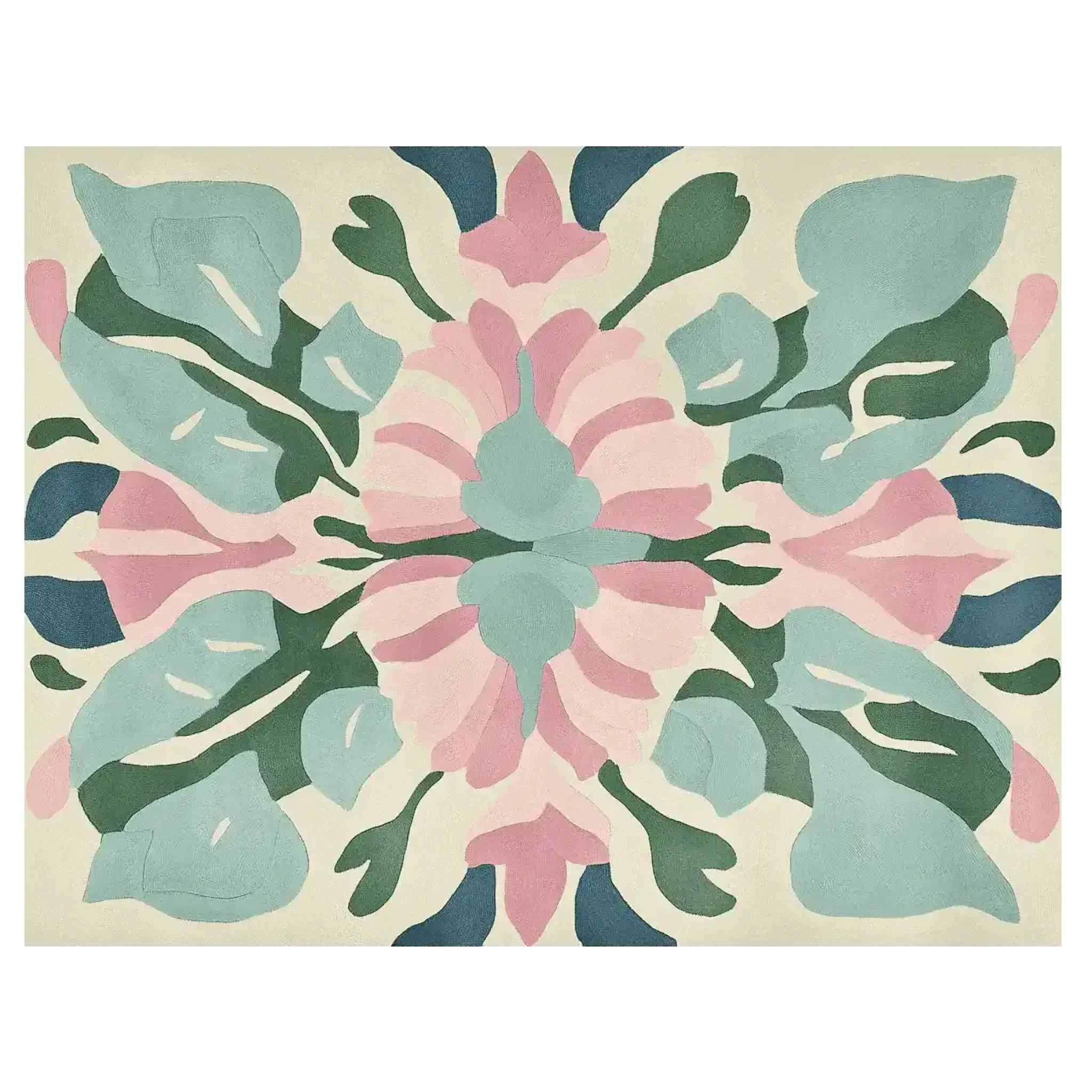 Fracture Bloom Core Hand Tufted Rug - Image 4