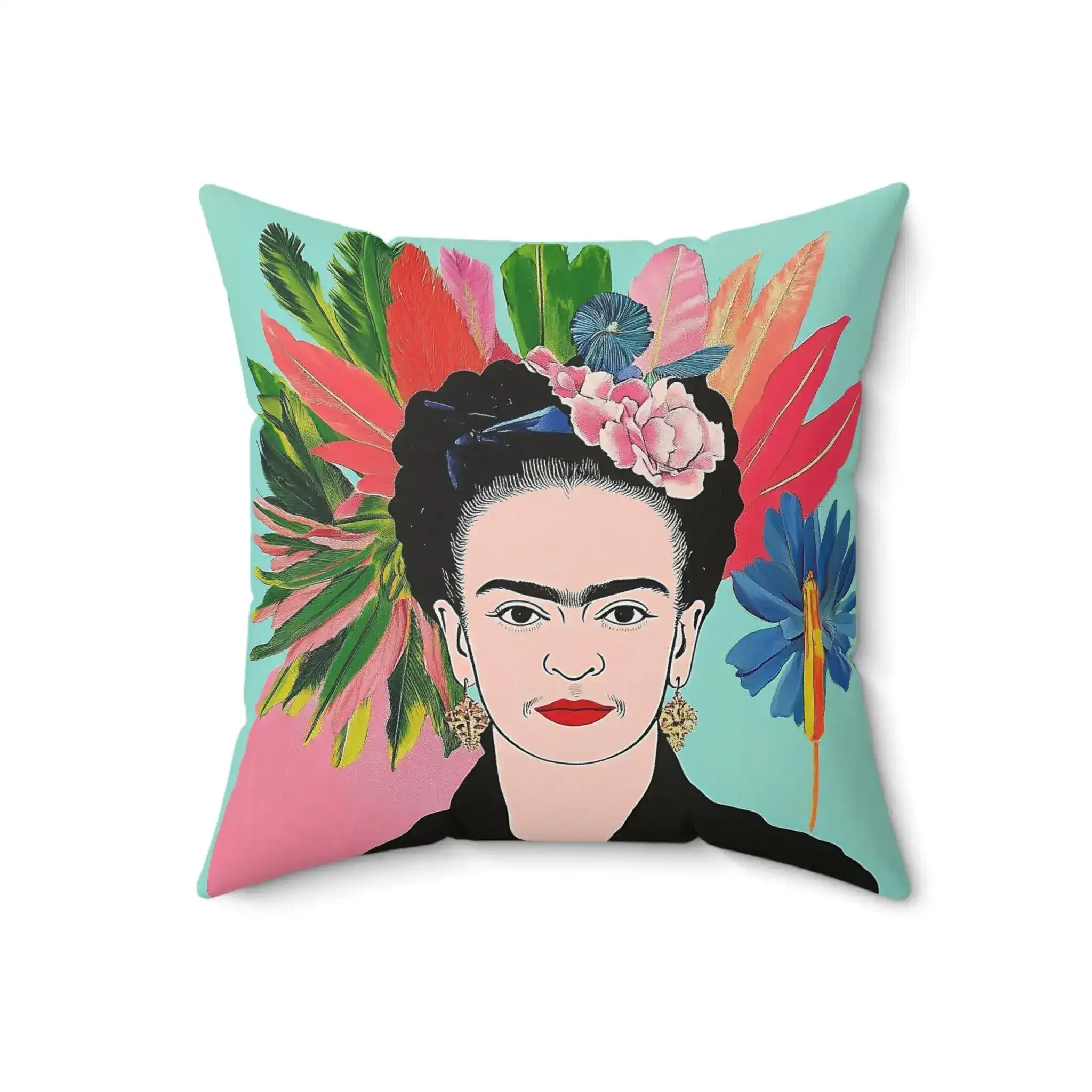 Frida’s Garden Throw Pillow - Image 5