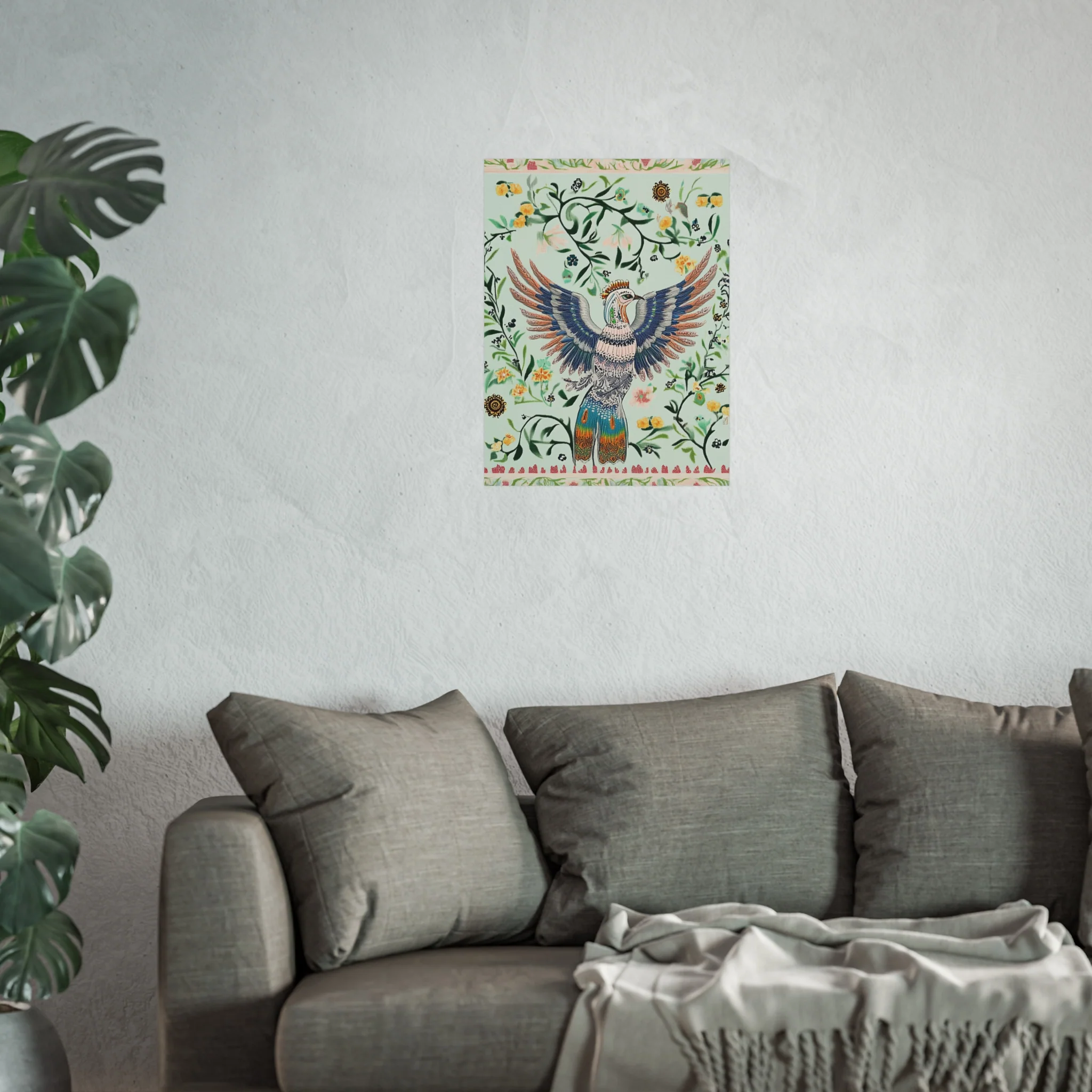 Garden Crest Bird Fine Art Poster - Image 35
